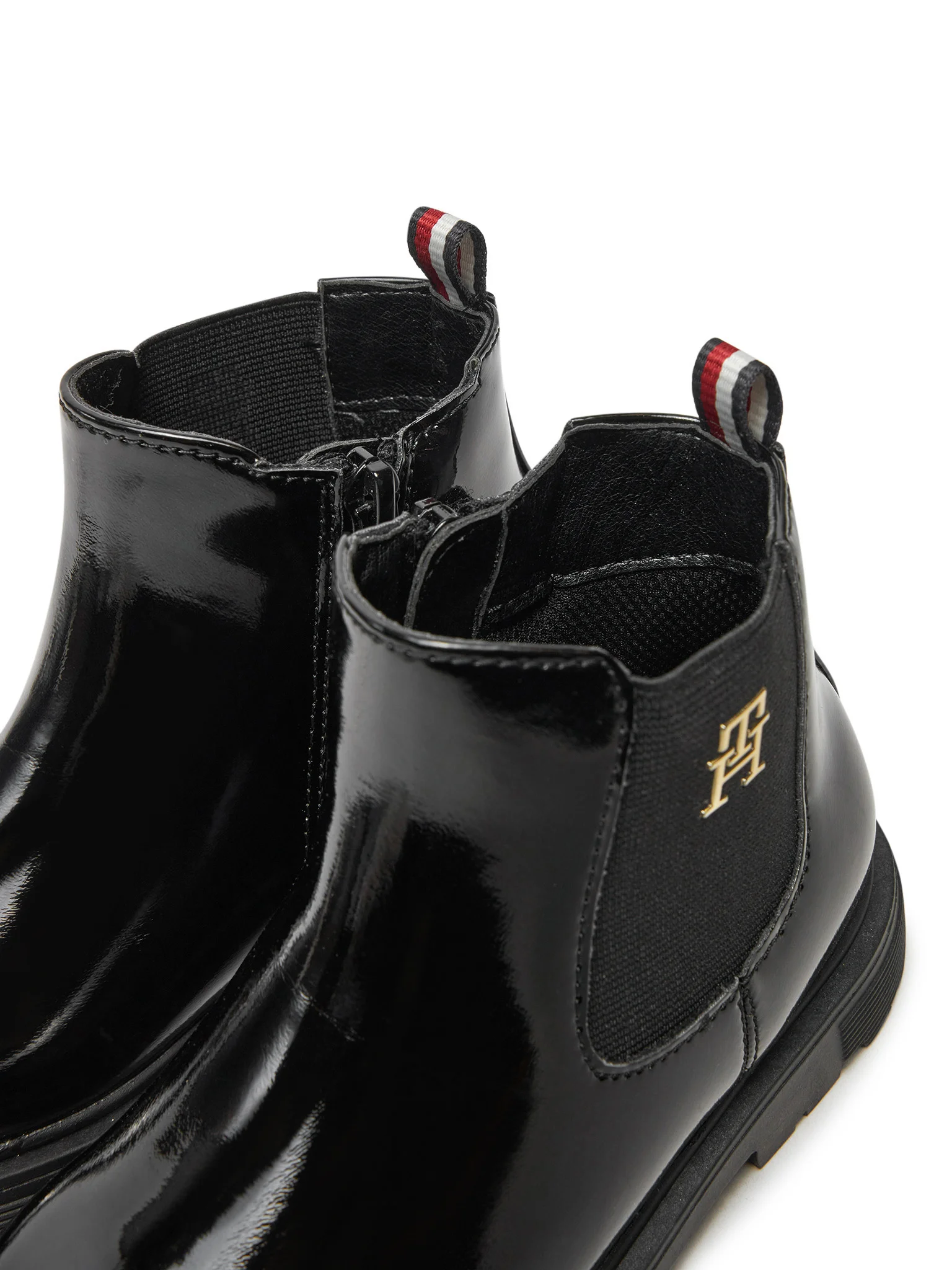 Tommy Hilfiger stivaletti Chelsea in vernice nero T1A5-33563-0343 999 Tommy Hilfiger
