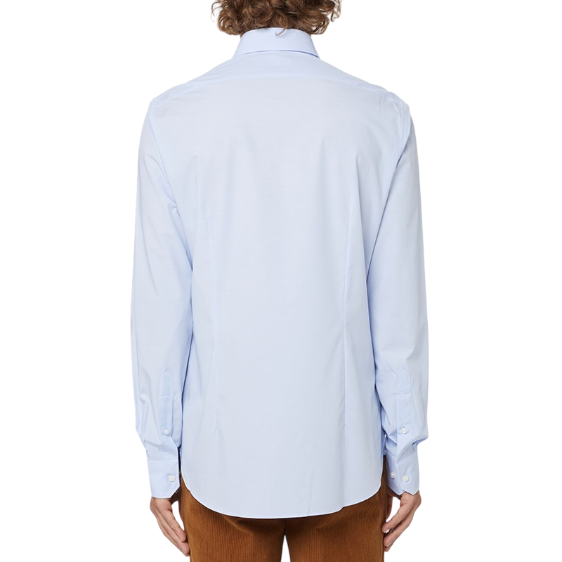 Michael Kors camicia manica lunga Parma slim fit celeste MD0MD90450 M455 MICHAEL KORS