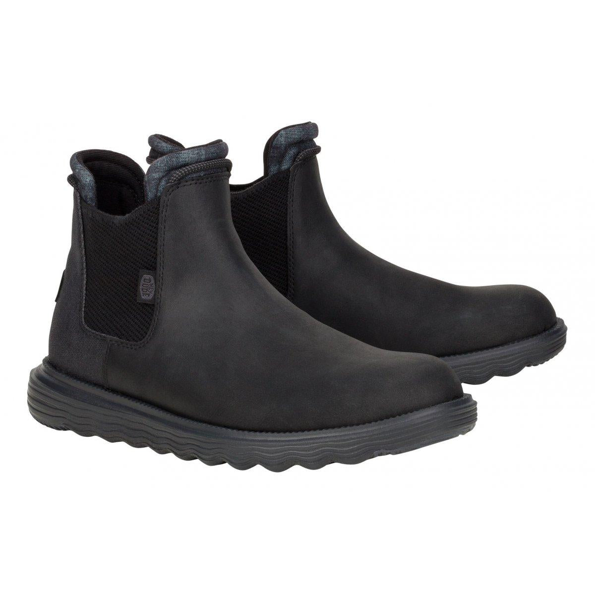 Hey Dude stivaletti Branson Classic in ecopelle idrorepellente nero 42065 060 HEY DUDE