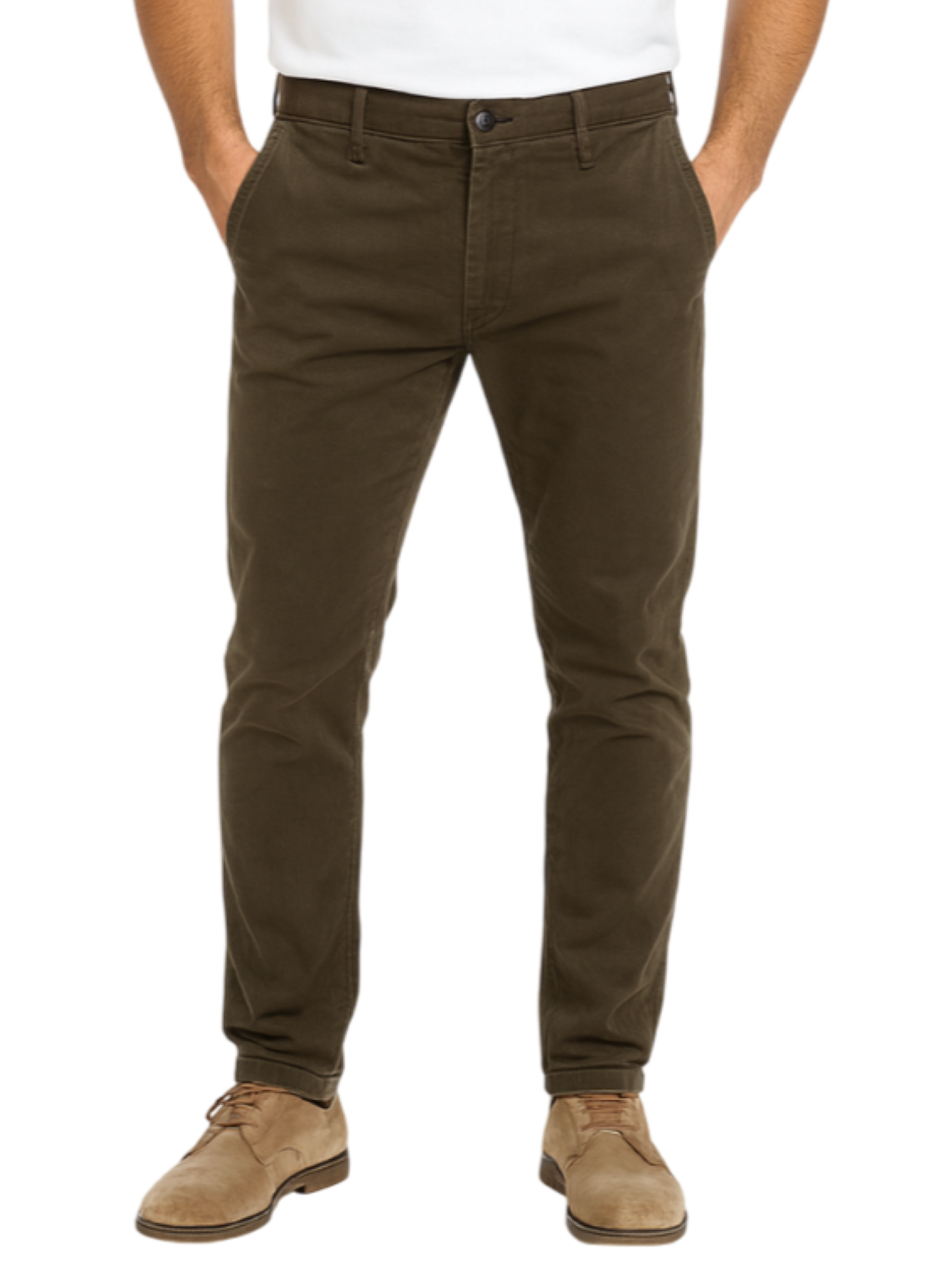 Le Braghe pantaloni chino uomo marrone M1056-2502 FANGO Le Braghe