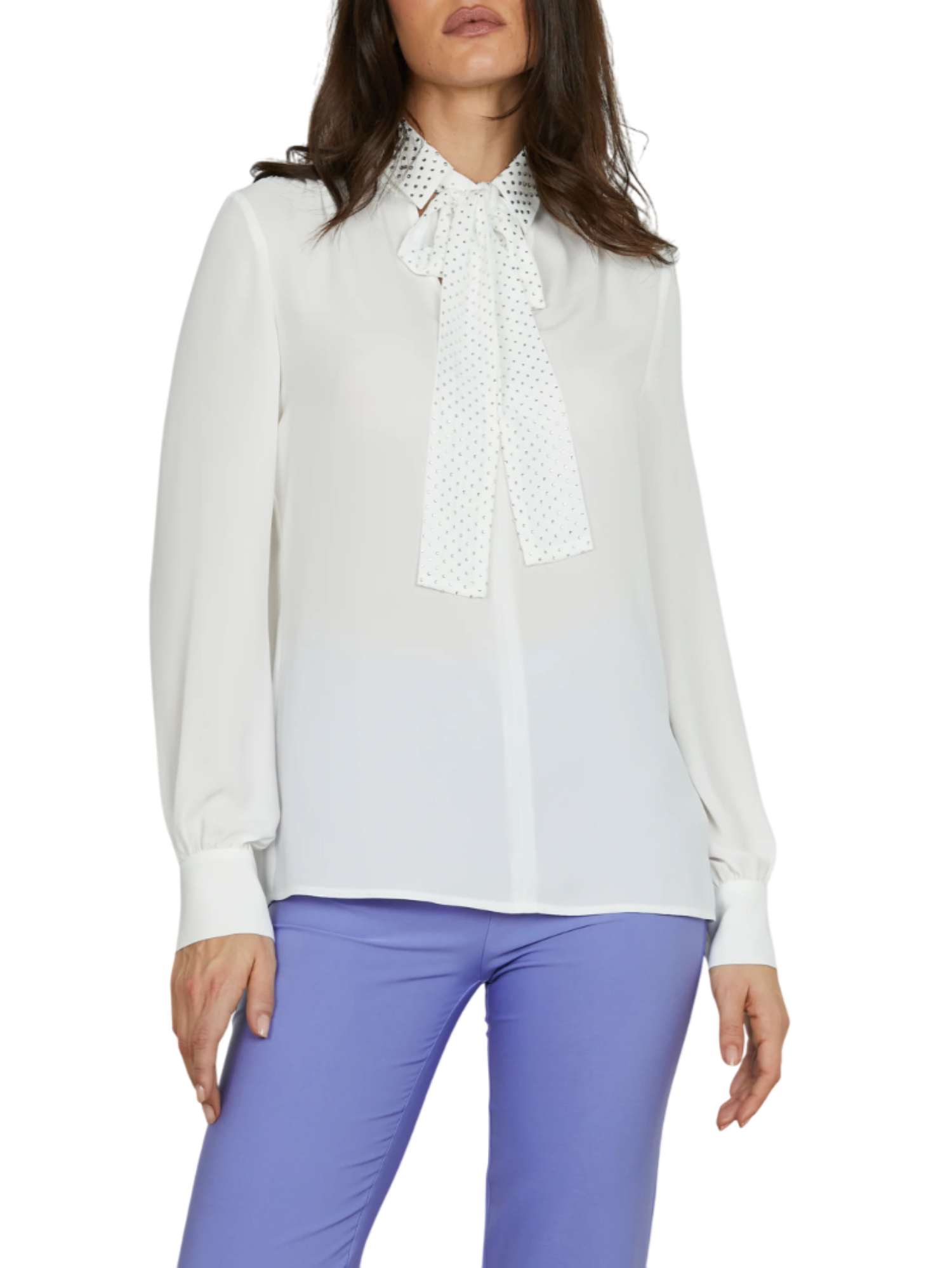 Relish blusa Tucsonas con fusciacca strass bianco TUCSONAS 1101 RELISH
