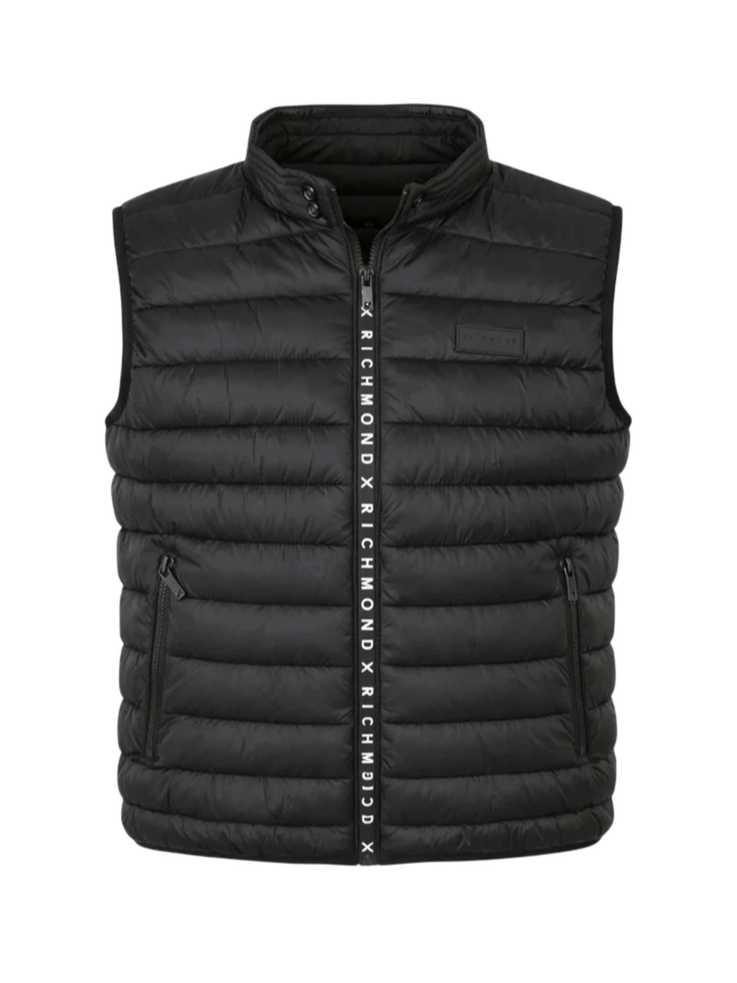John Richmond gilet imbottito trapuntato uomo nero UMP26042PI BLACK John RICHMOND