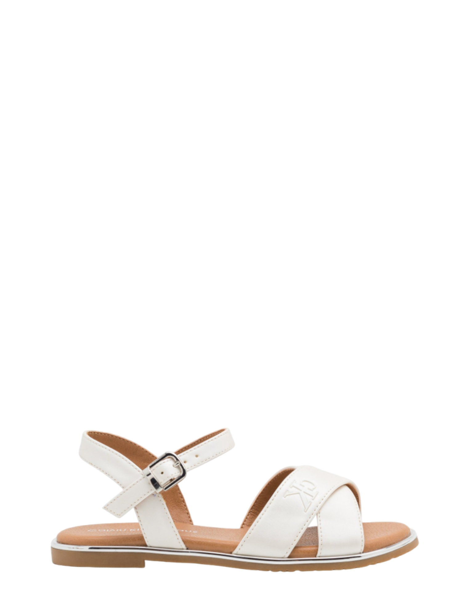 Calvin Klein Jeans sandali con fascette bianco V3A2-82042-1688 100 Calvin Klein Footwear