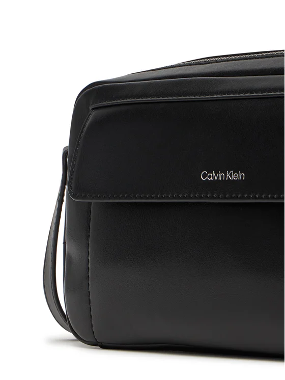 Calvin Klein pochette in ecopelle con zip nero K50K513039 BEH Calvin Klein Accessori