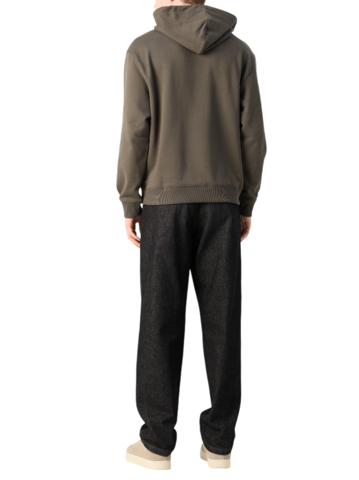 Calvin Klein Jeans felpa con cappuccio uomo tortora LV04RC278G PAR Calvin Klein Jeans