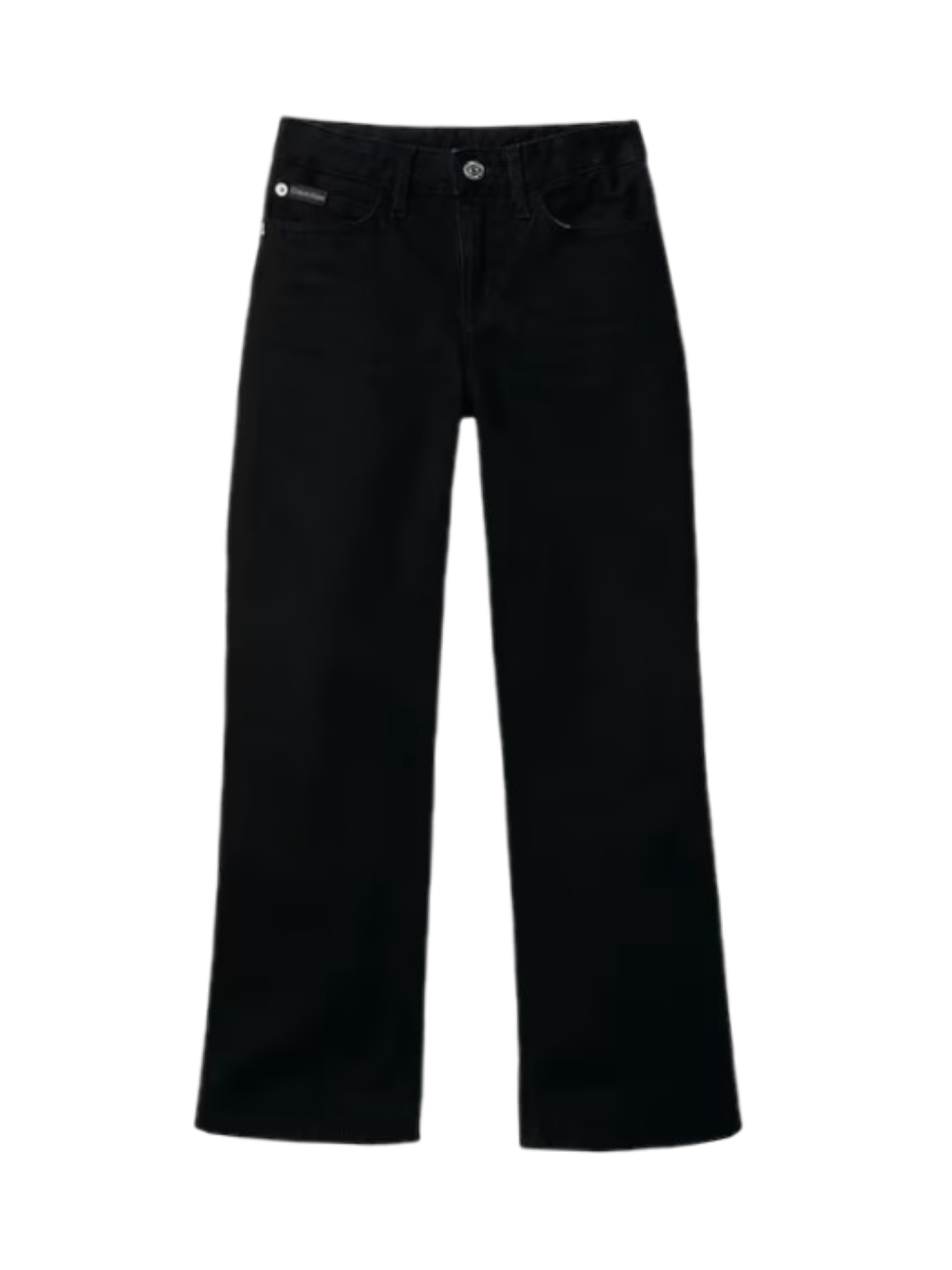Calvin Klein Jeans jeans bambina gamba larga nero IG0IG02998 1BY Calvin Klein Jeans
