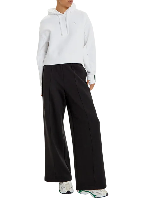Lacoste pantaloni joggers gamba larga nero XF7374 031 LACOSTE