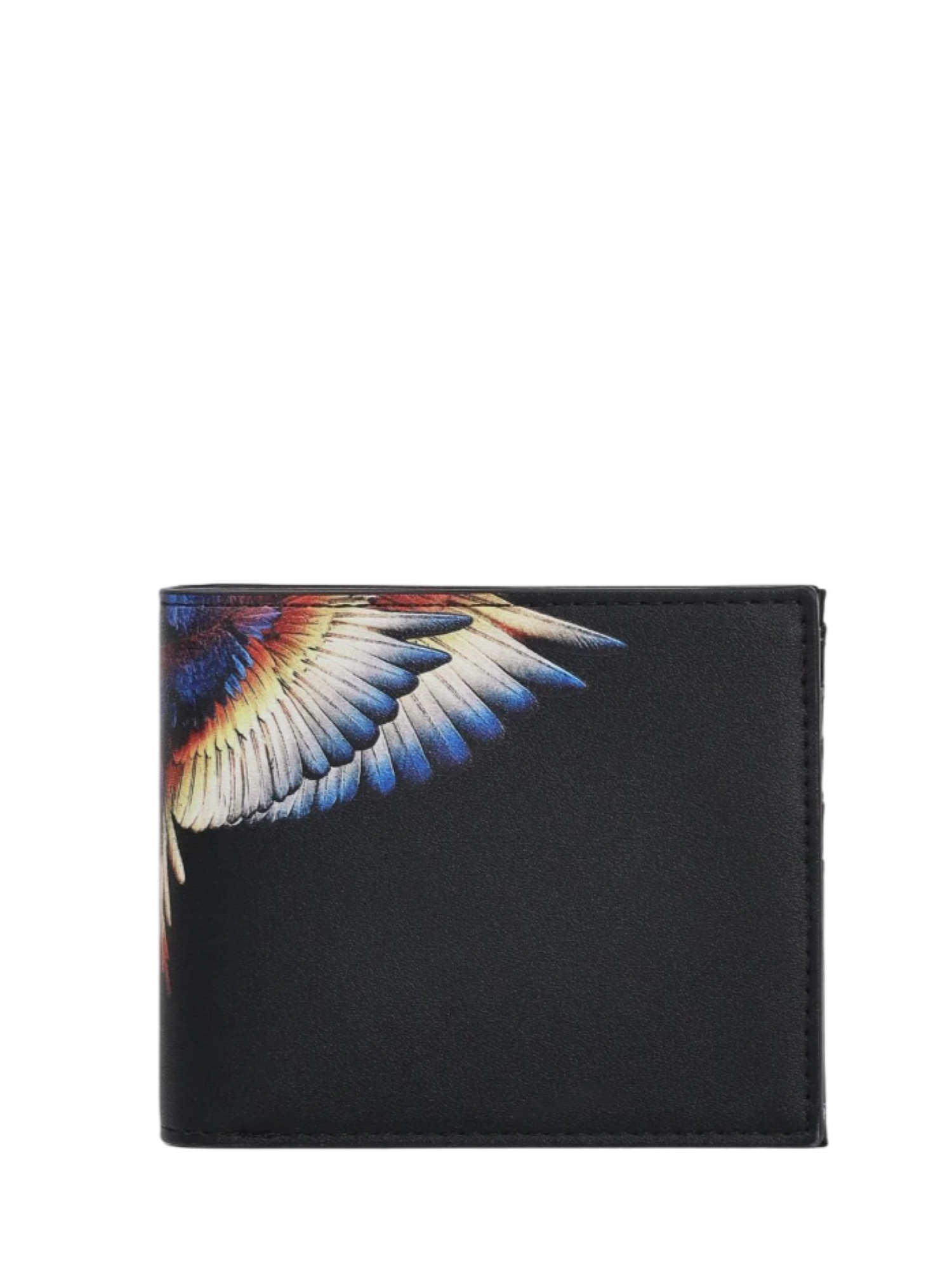 County of Milan portafogli uomo in ecopelle nero COMAF250176 NERO-YELLOW WINGS COUNTY OF MILAN