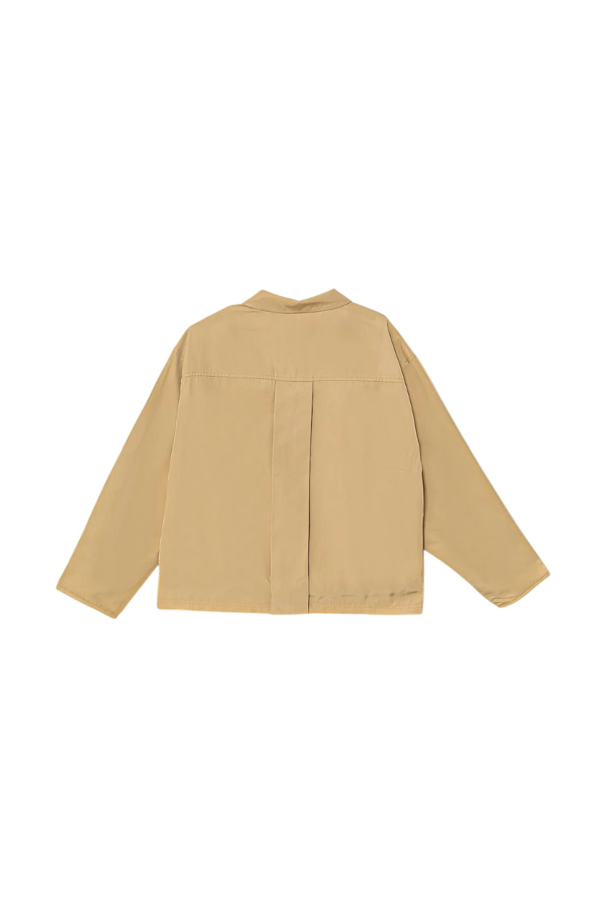Calvin Klein Jeans giubbino bambino con zip cammello IB0IB02628 ACA Calvin Klein Jeans