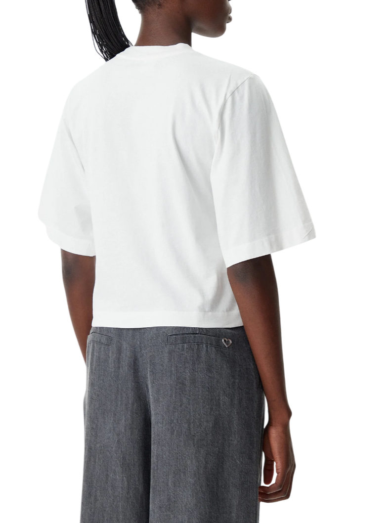 Pinko T-shirt manica corta Niamey bianco 104604-A2F8 Z05 PINKO