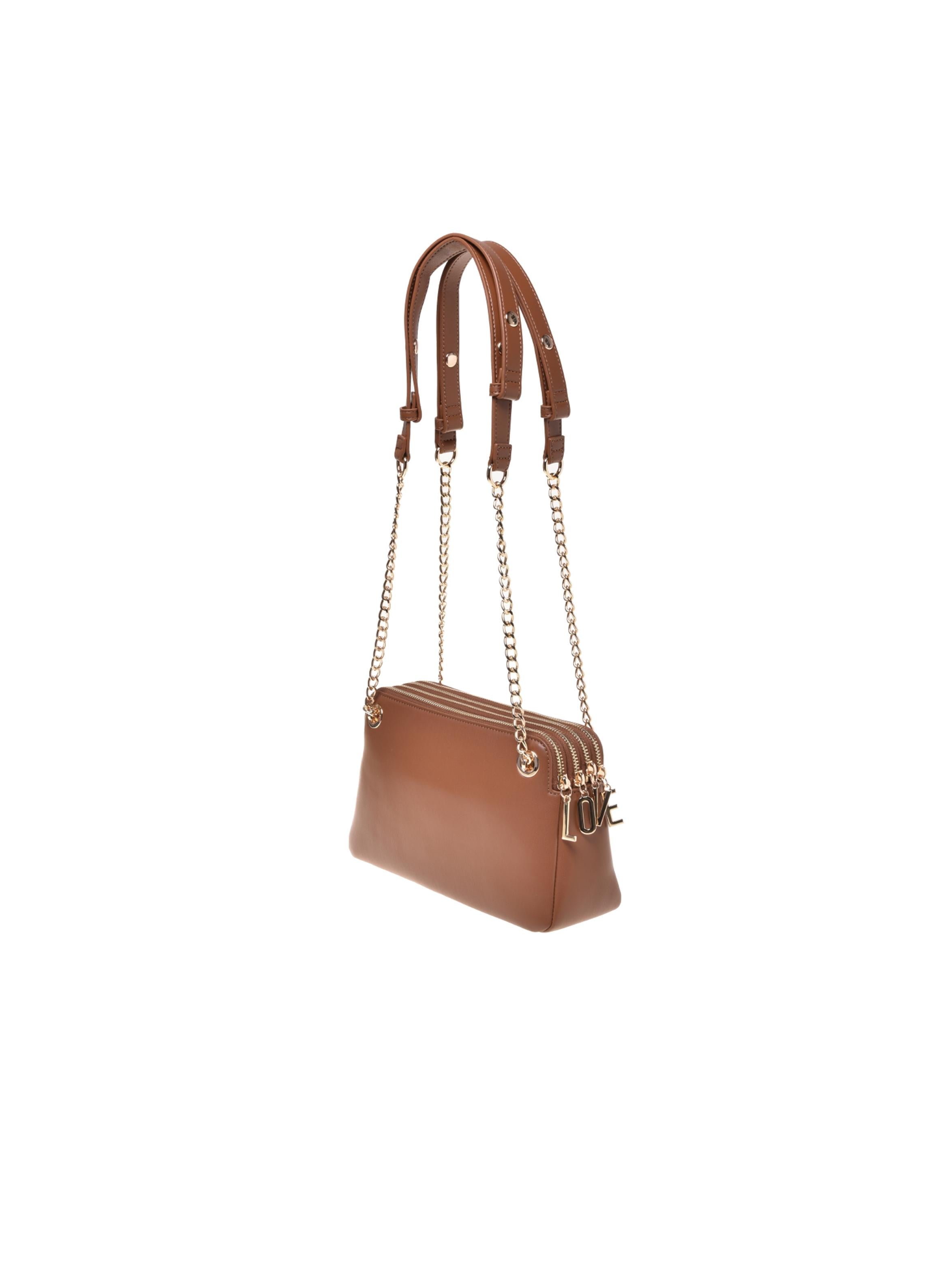 Love Moschino borsa a tracolla in ecopelle color cuoio JC4346PP0N-KA0 200 MOSCHINO LOVE