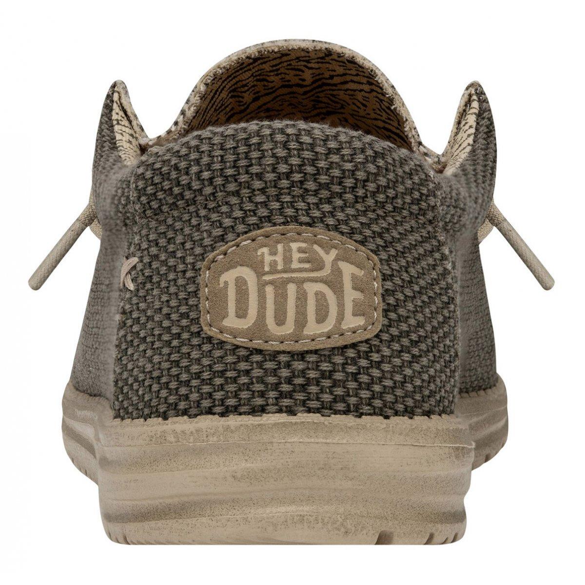 Hey Dude mocassini Wally Braided verde militare 40003 3VE HEY DUDE