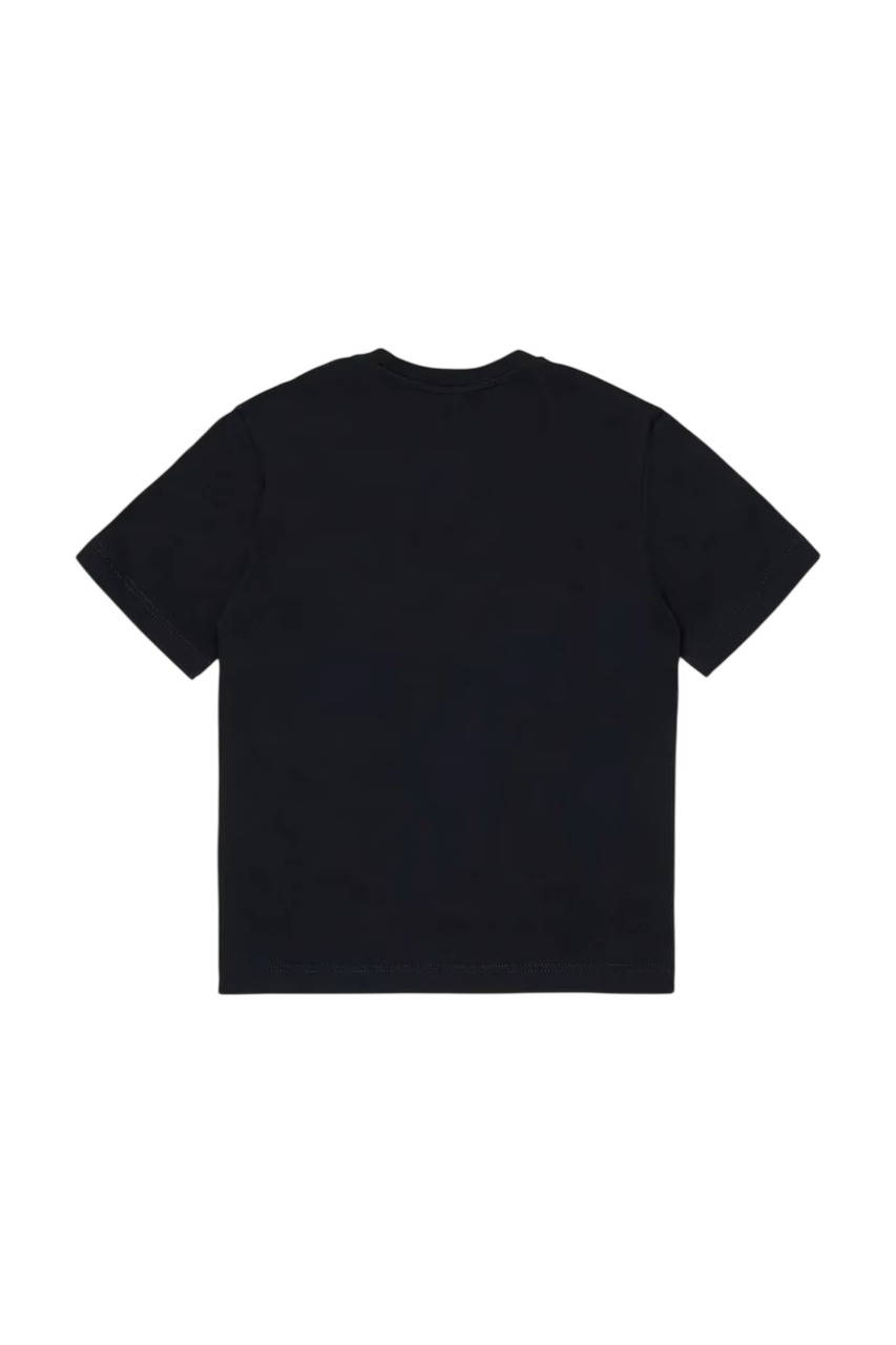 Diesel T-shirt bambino manica corta con logo nero J02601-00YI9 K900 DIESEL
