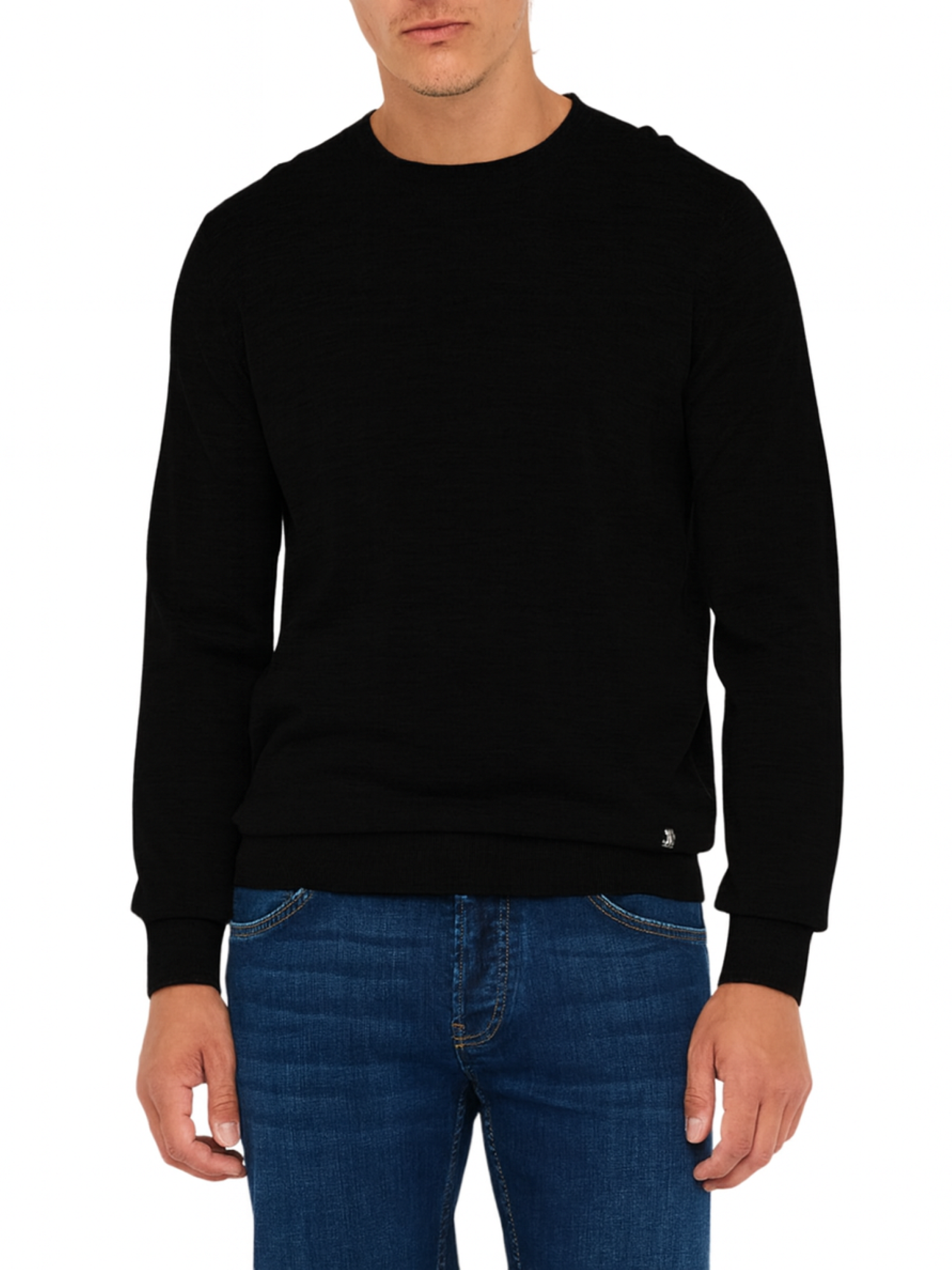 Liu Jo maglia girocollo in lana extrafine nero QXX068MA27P 22222 LIU JO