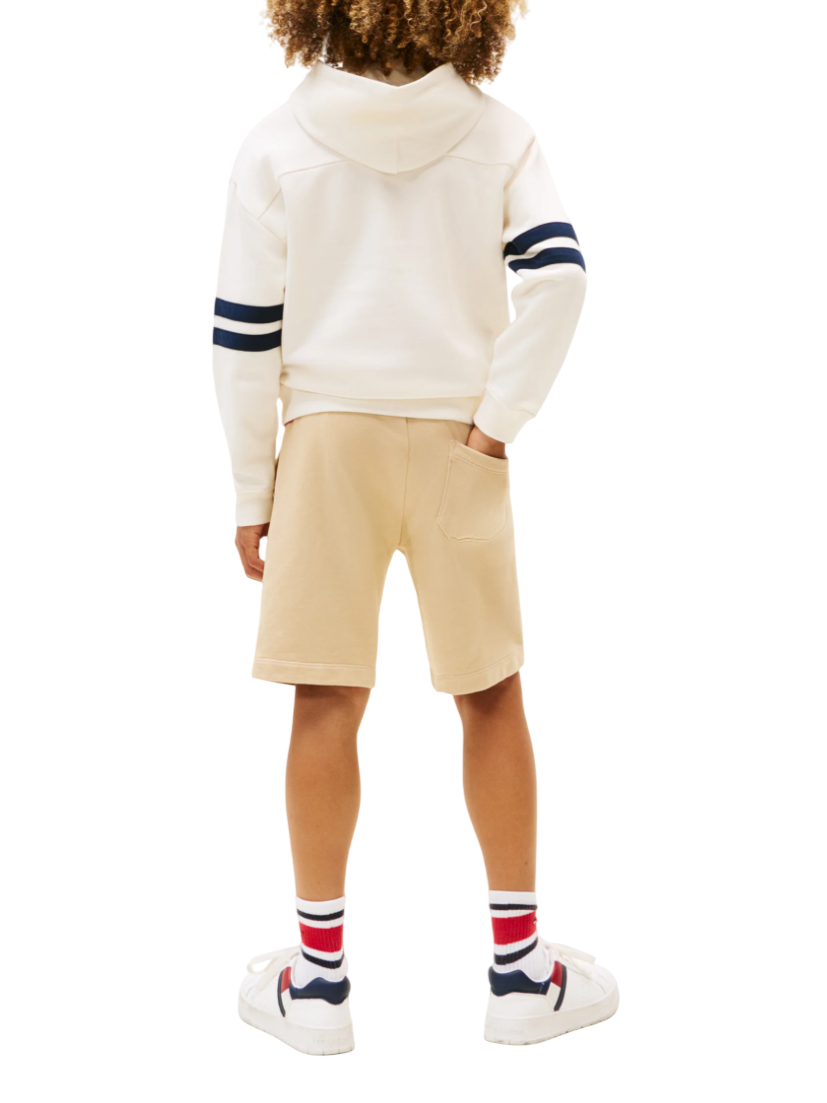 Tommy Hilfiger felpa con cappuccio Mixed logo panna KB0KB09742 YA8 Tommy Hilfiger