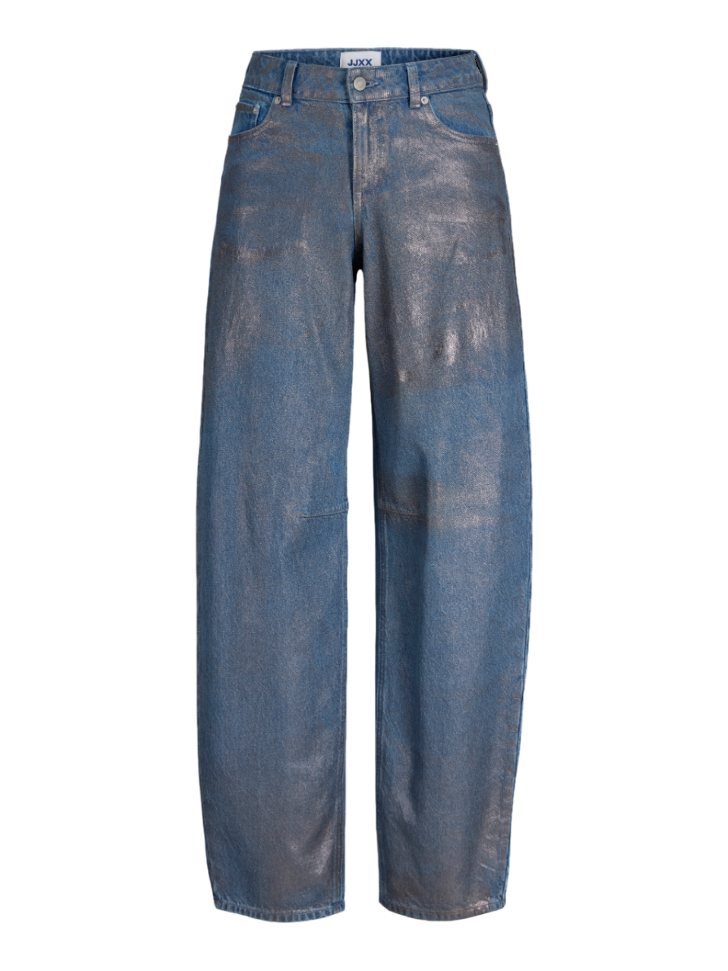 Jjxx jeans effetto laminato gamba larga lavaggio blu 12286468 R297 JJXX