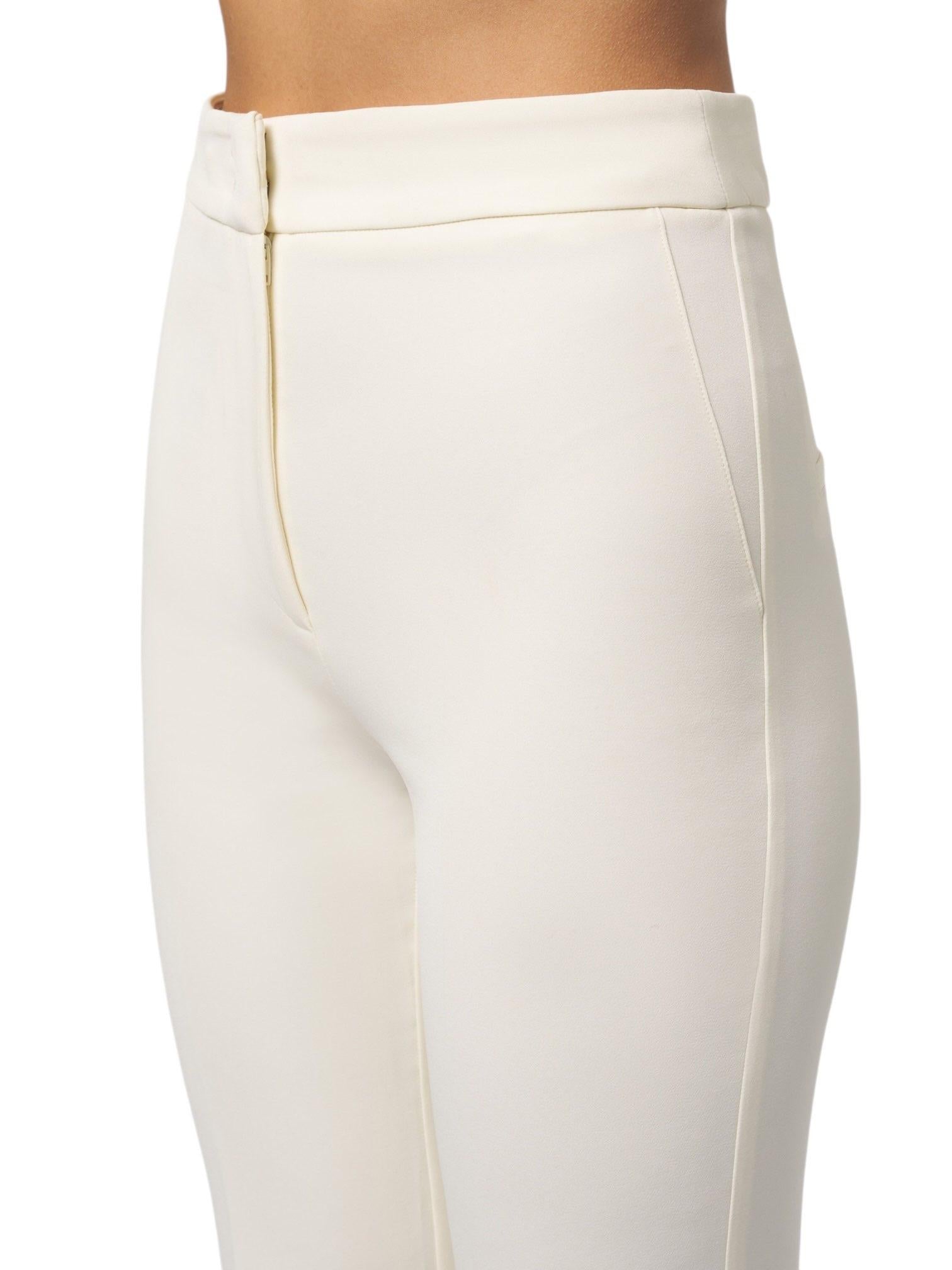 Silence pantaloni a zampa Lux panna NP2003-300 OFF WHITE SILENCE