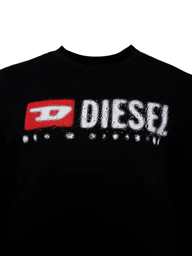 Diesel T-shirt manica lunga Tdrops nero J02474-00YI9 K900 DIESEL