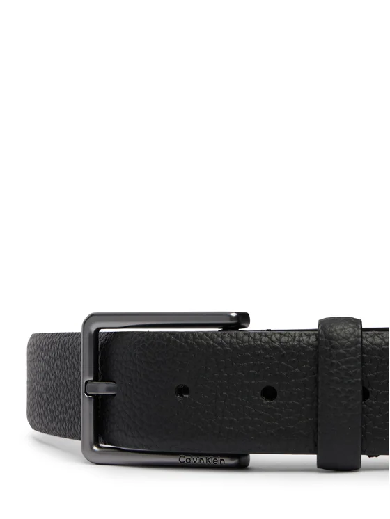 Calvin Klein cintura uomo in pelle martellata h3,5 nero LV04D7062G WCA Calvin Klein Accessori