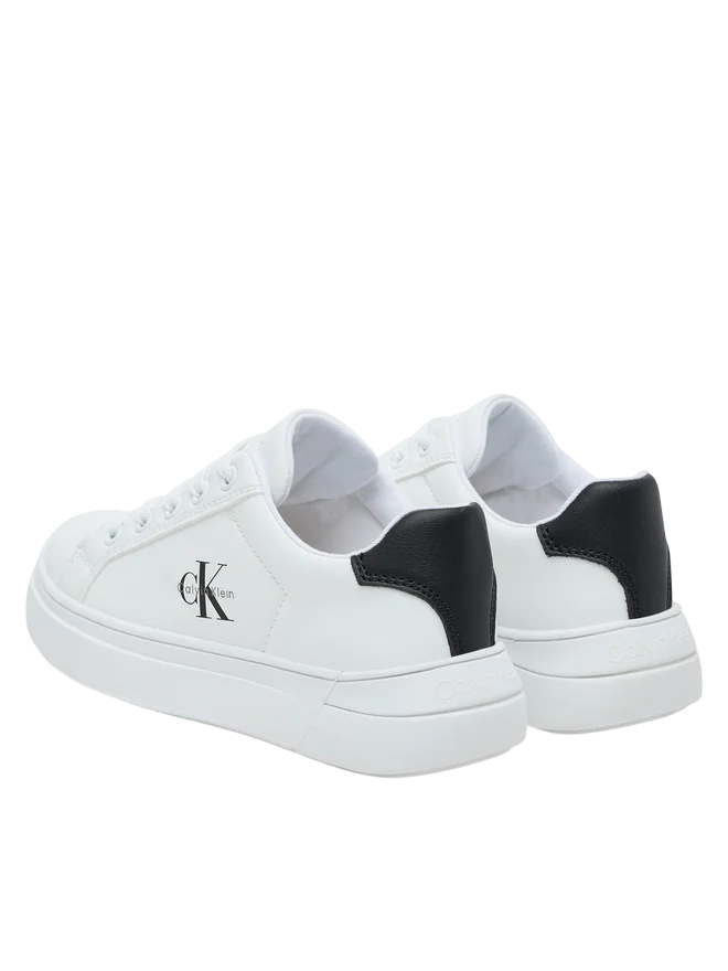 Calvin Klein Jeans sneakers bambino in ecopelle bianco V3X9-83165-1355 X002 Calvin Klein Footwear