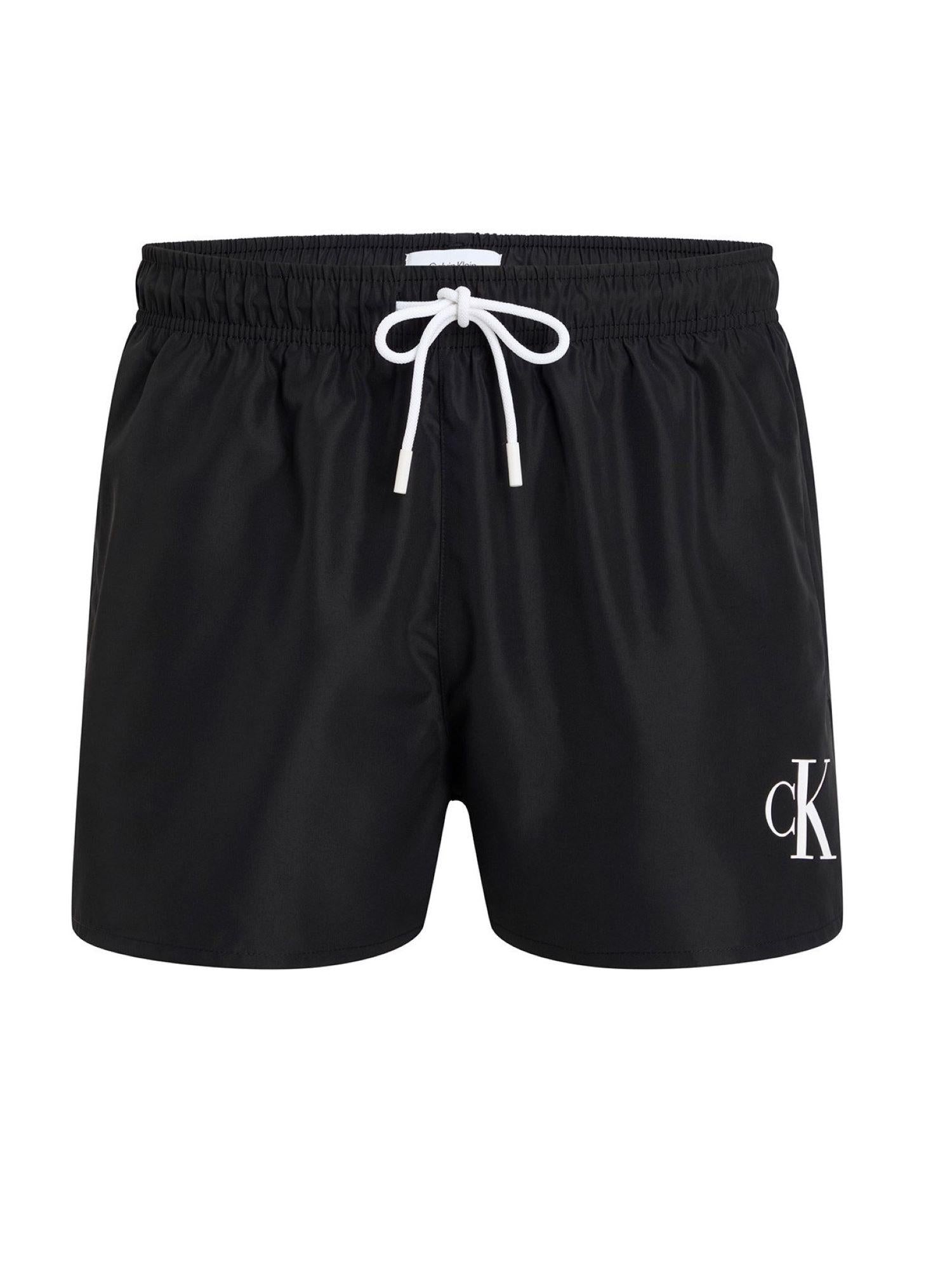 Calvin Klein boxer mare con logo monogram nero KM0KM01099 BEH Calvin Klein Beachwear