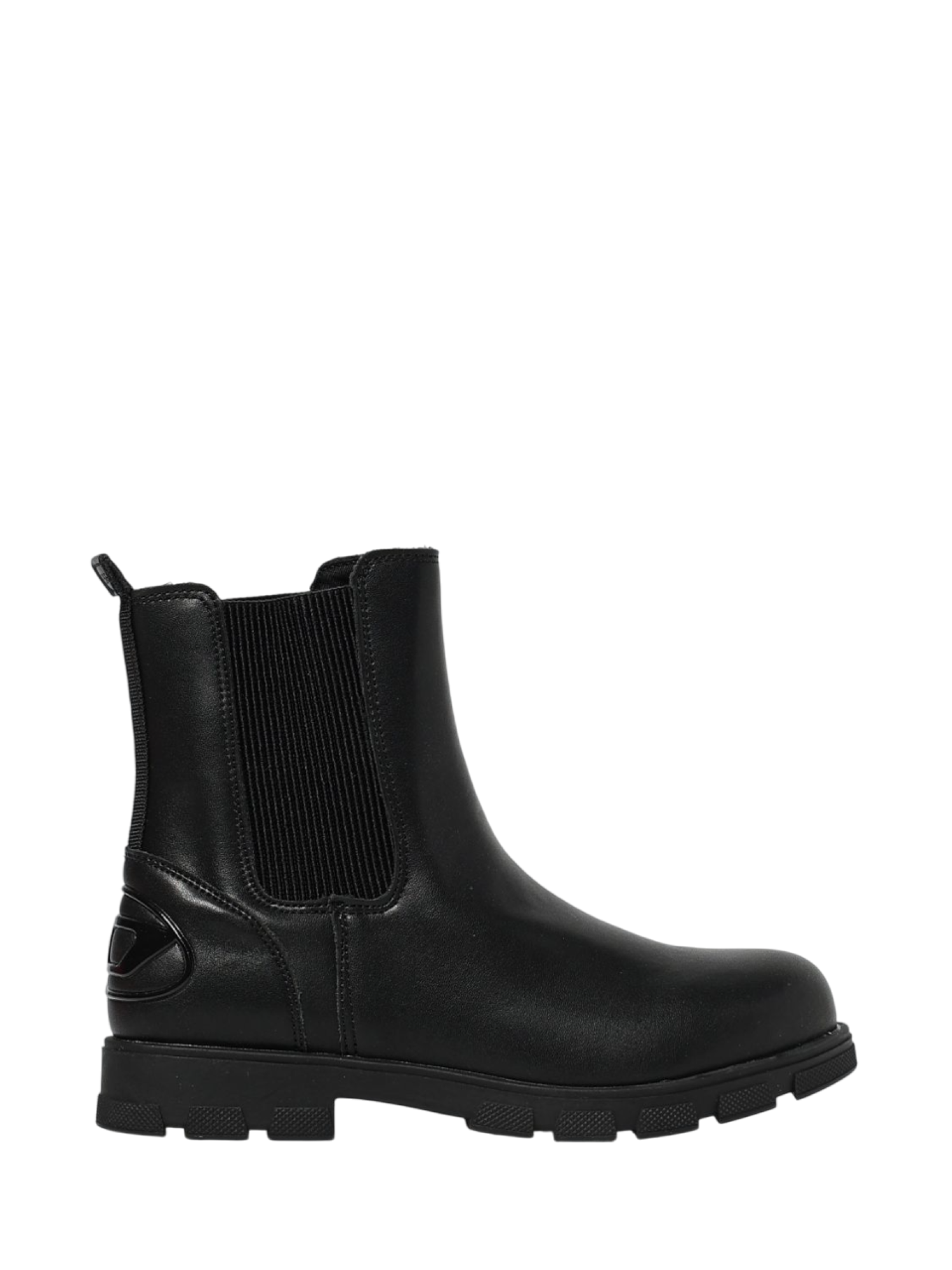 Diesel stivaletti bambina Hammer in pelle nero BC1046-PR013 T8013 DIESEL