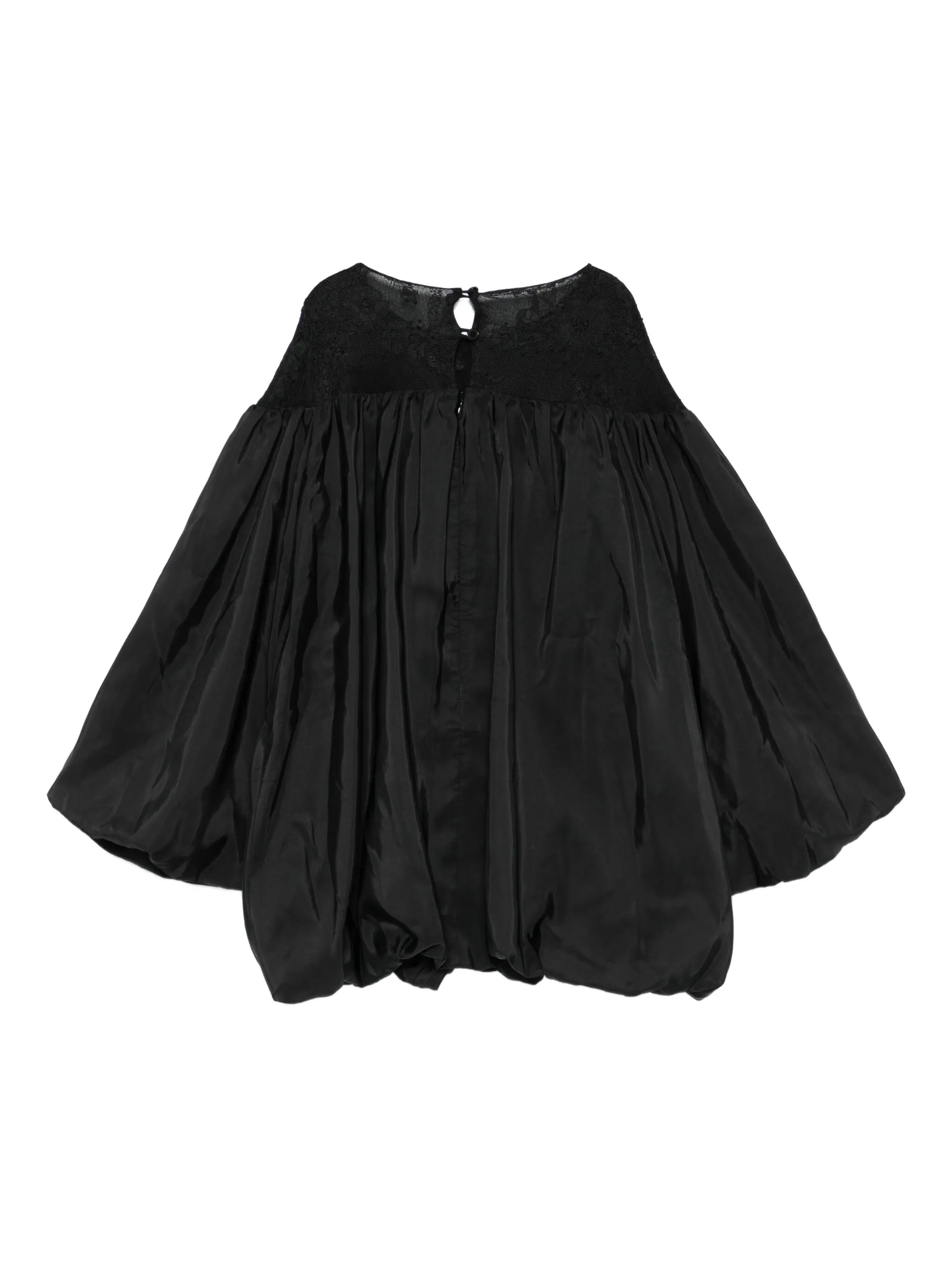 Pinko abito bambina in tulle e tessuto ottman nero KFAB031CTV101 N000 PINKO KIDS