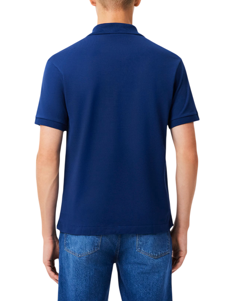 Lacoste polo manica corta 12.12 in piquè blu navy 1212 F9F LACOSTE
