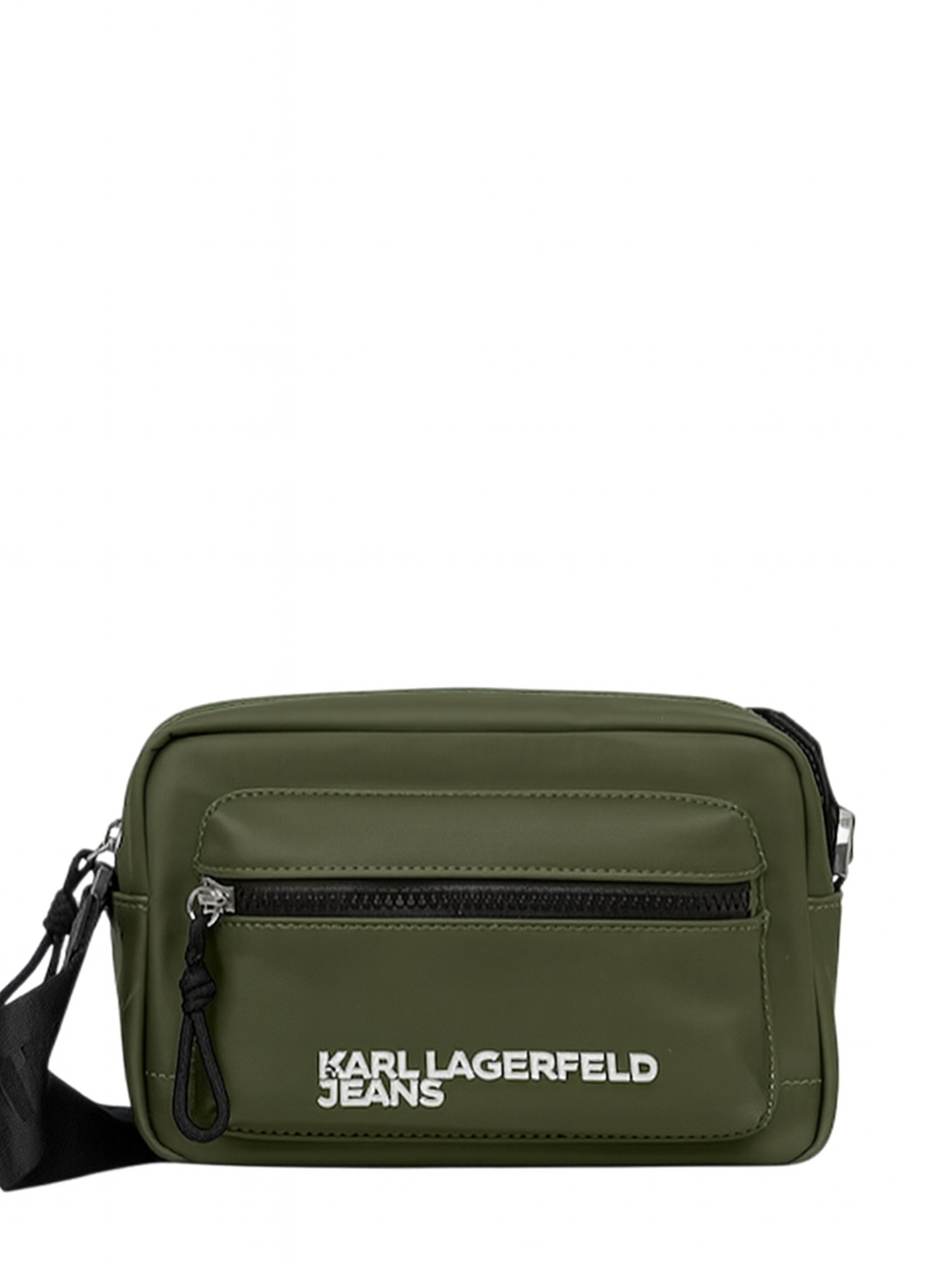 Karl Lagerfeld Jeans borsa uomo in ecopelle verde A3M30247 1ZK KARL LAGERFELD