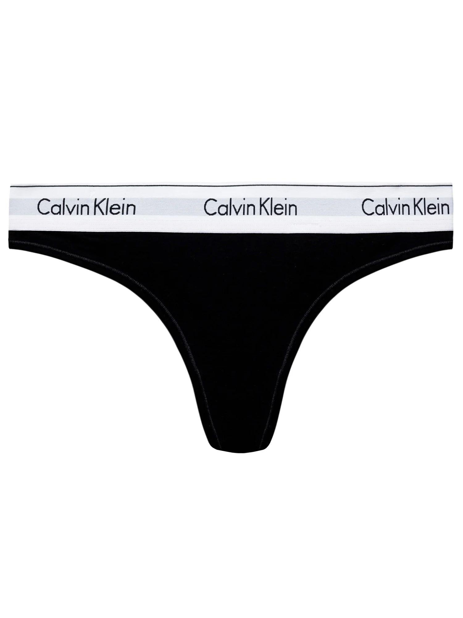 Calvin Klein Underwear Perizoma con fascia logata nero 0000F3786E 001 Calvin Klein Underwear
