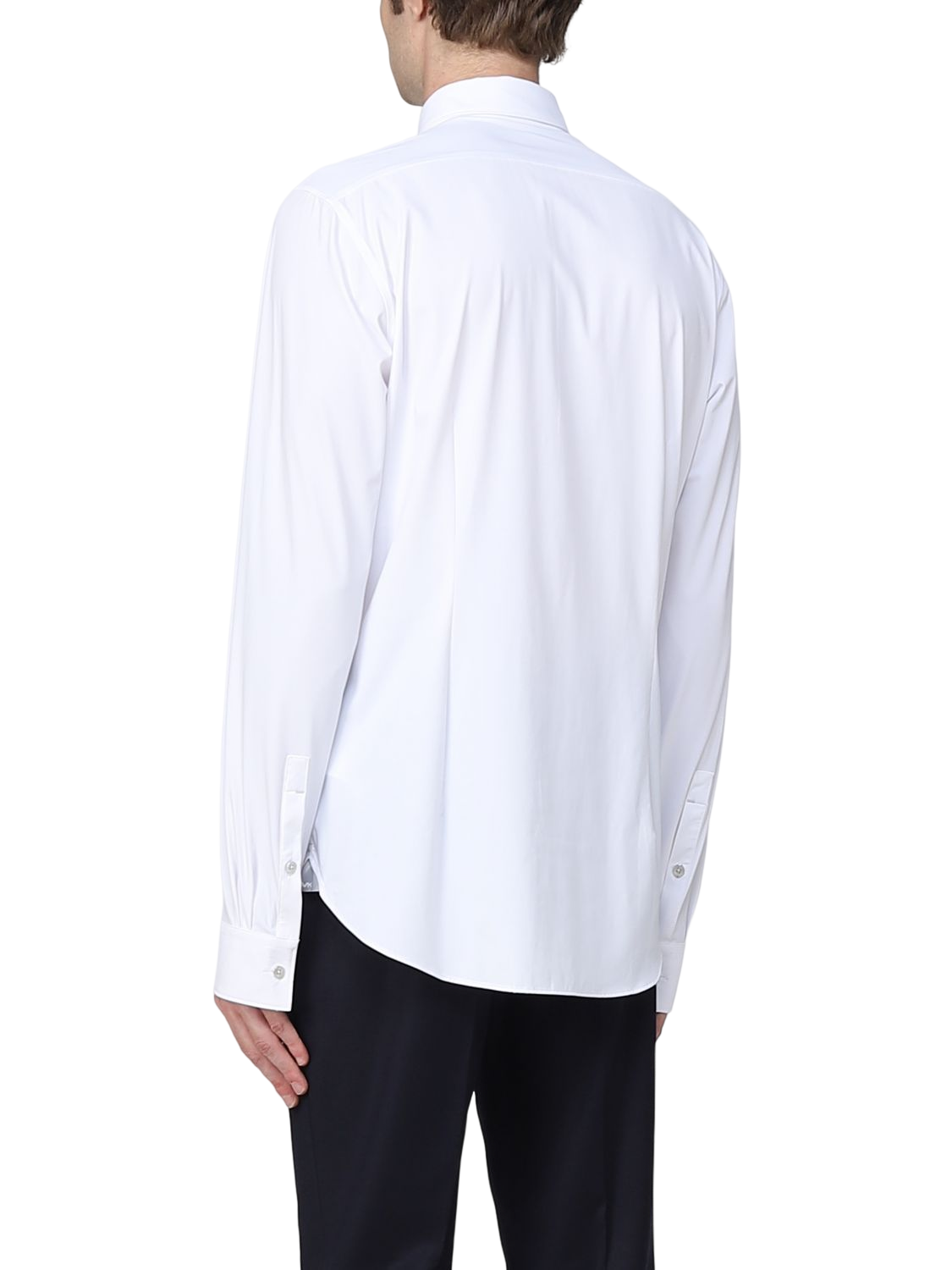 Michael Kors Camicia slim fit Performance in nylon stretch Bianco MD0MD91399 M100 MICHAEL KORS