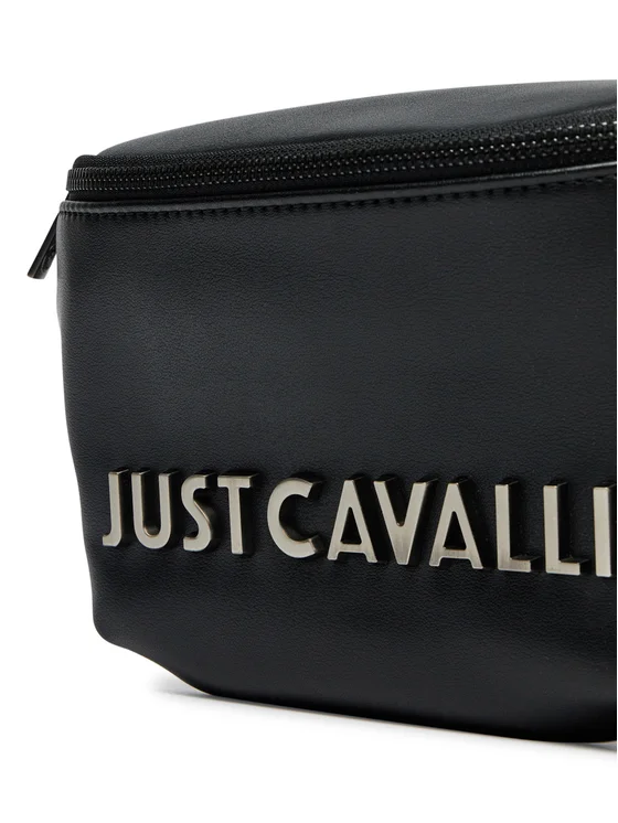 Just Cavalli marsupio in ecopelle con placca logo nero 77QA4B13-ZSA48 899 JUST CAVALLI