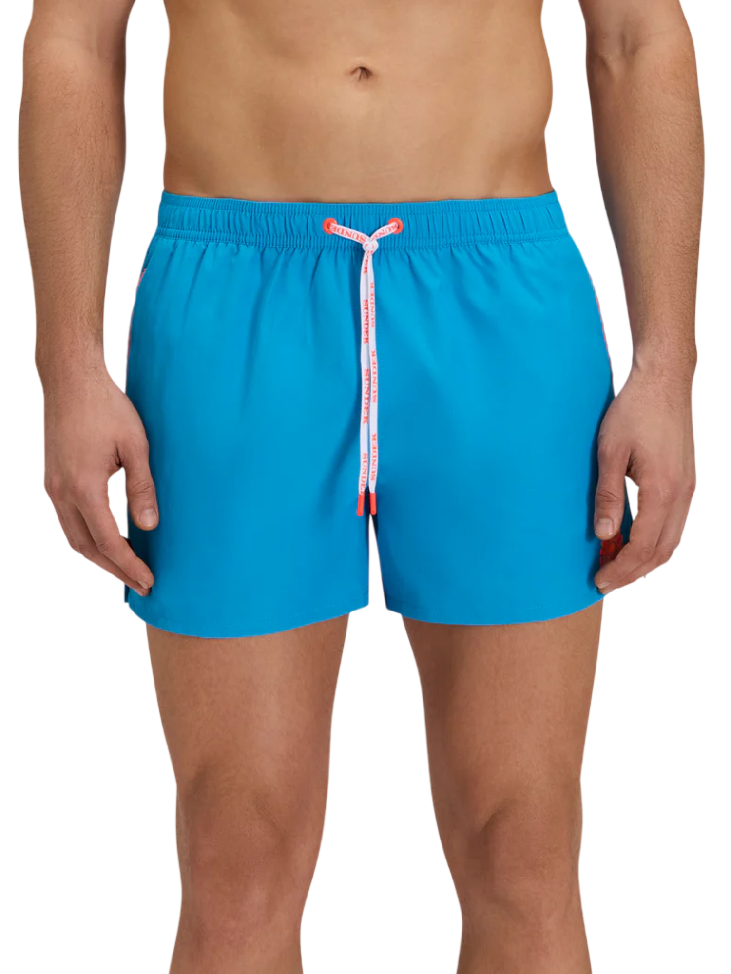 Sundek boxer mare uomo con profili fluo azzurro M746BDRT300 67401 SUNDEK