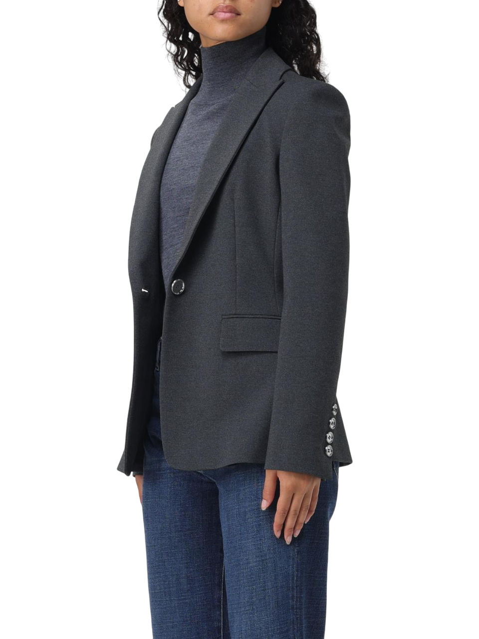 Pinko giacca blazer Signum monopetto grigio 100254-A24C I76 PINKO