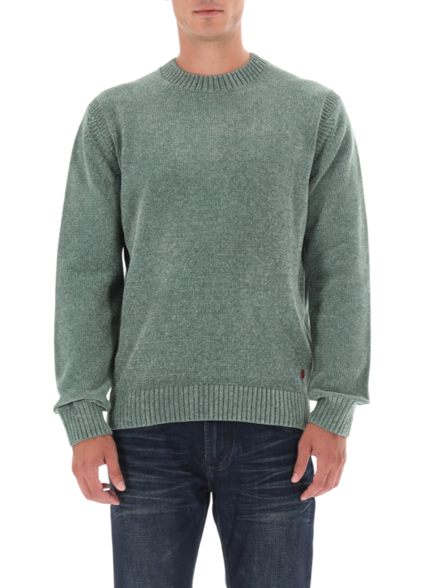 Liu Jo maglia uomo in ciniglia verde QF5079MA29P 76009 LIU JO