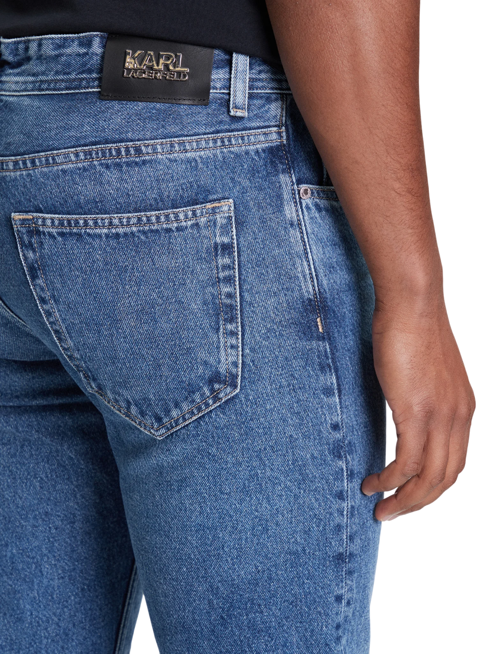 Karl Lagerfeld Jeans jeans uomo gamba dritta blu 26586055387 650 KARL LAGERFELD
