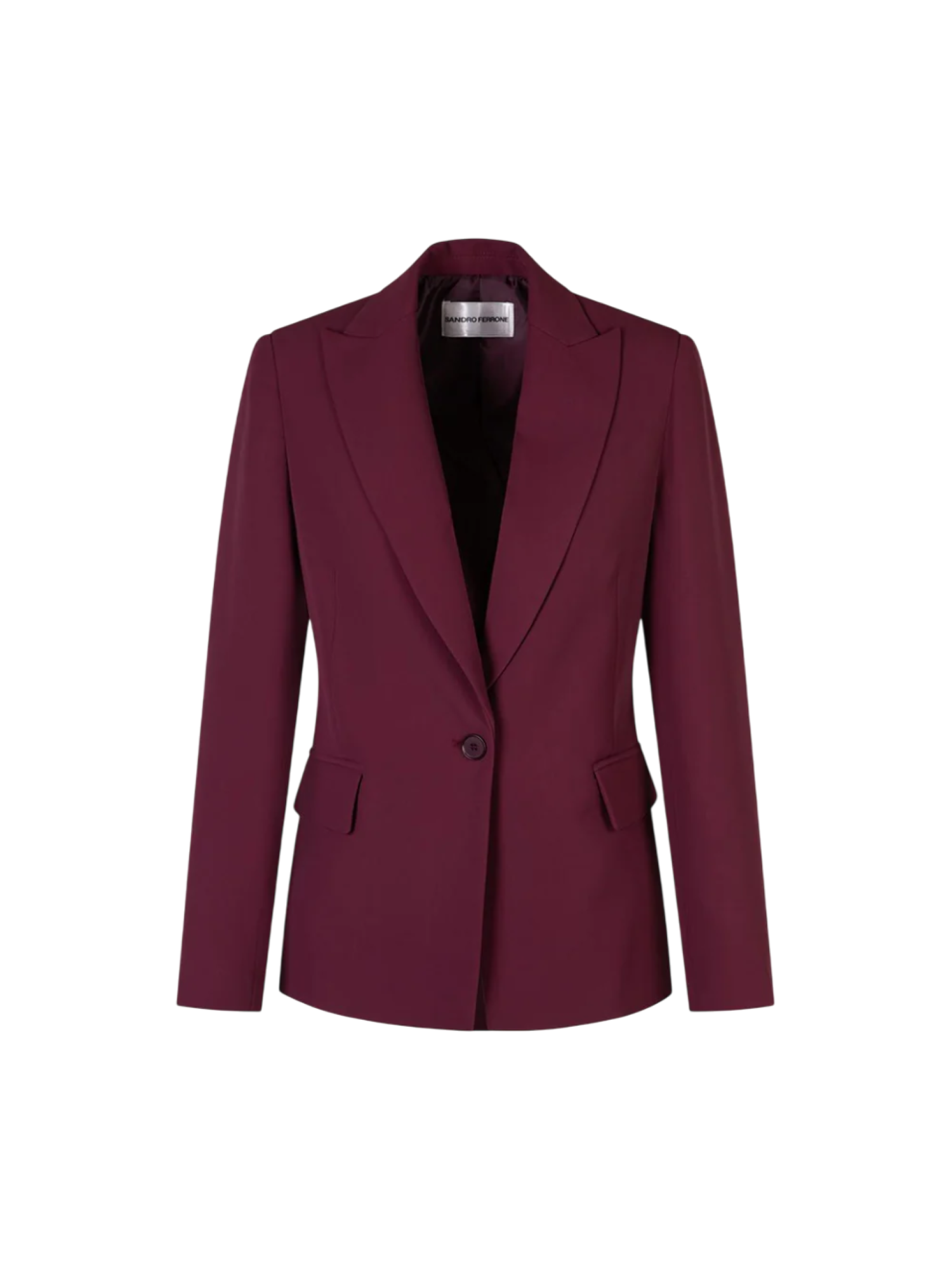 Sandro Ferrone giacca blazer monopetto borgogna S15YBFBIANCA AMARONE Sandro FERRONE