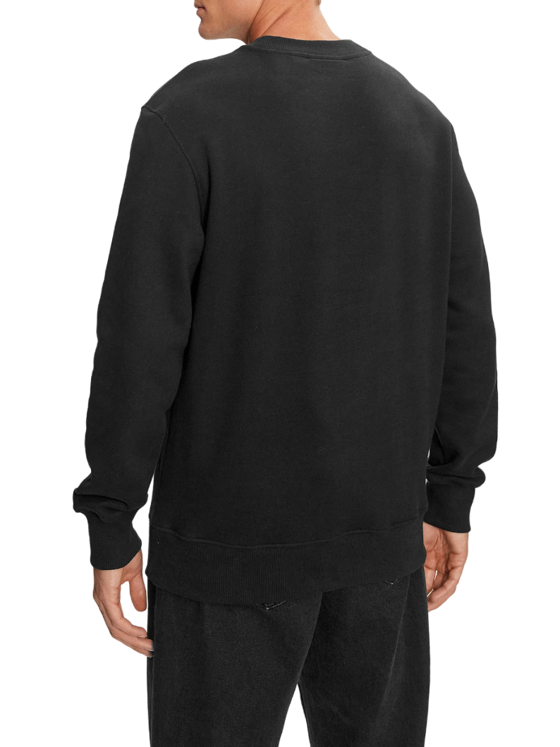 Calvin Klein Jeans felpa in caldo cotone con logo nero J30J326144 BEH Calvin Klein Jeans