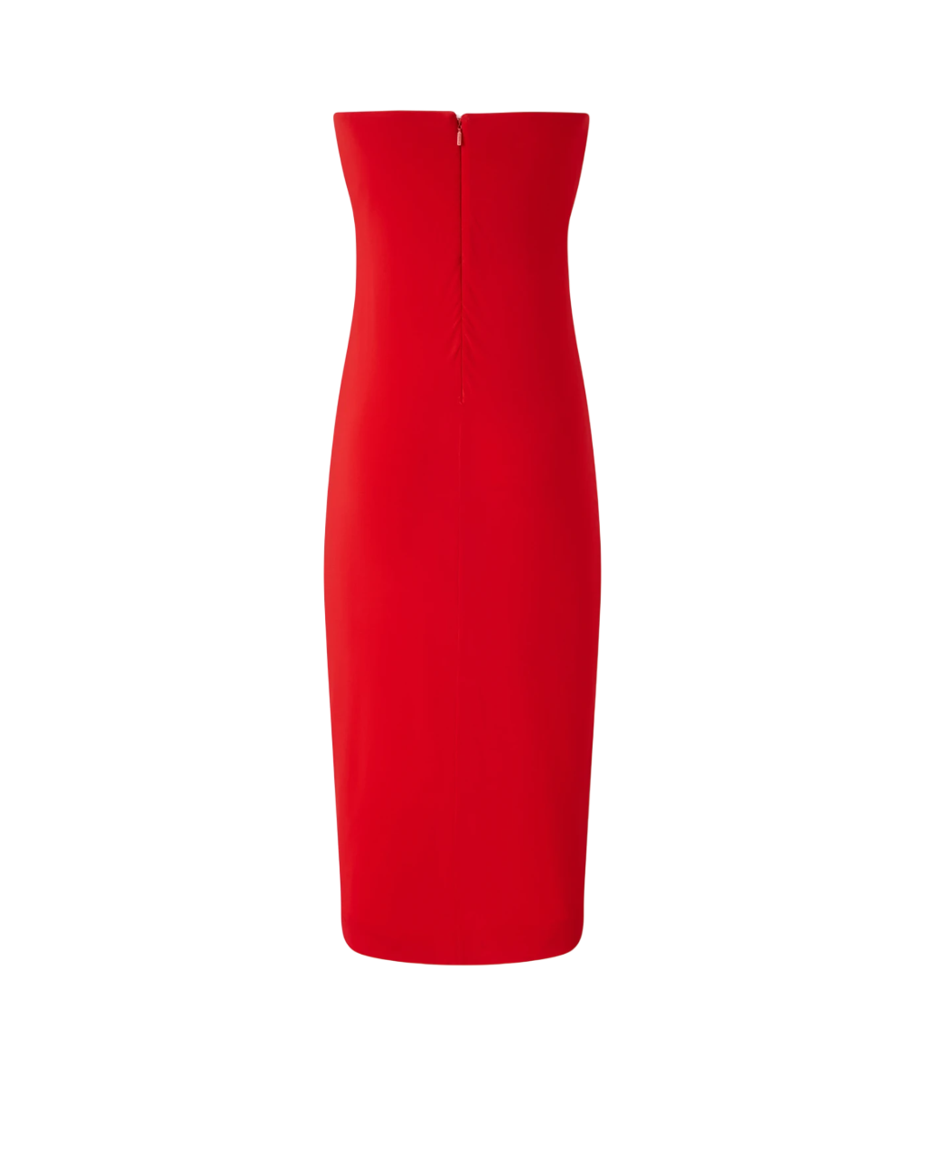 Pinko abito longuette elegante Cenerino rosso 105021-A2GS R49 PINKO