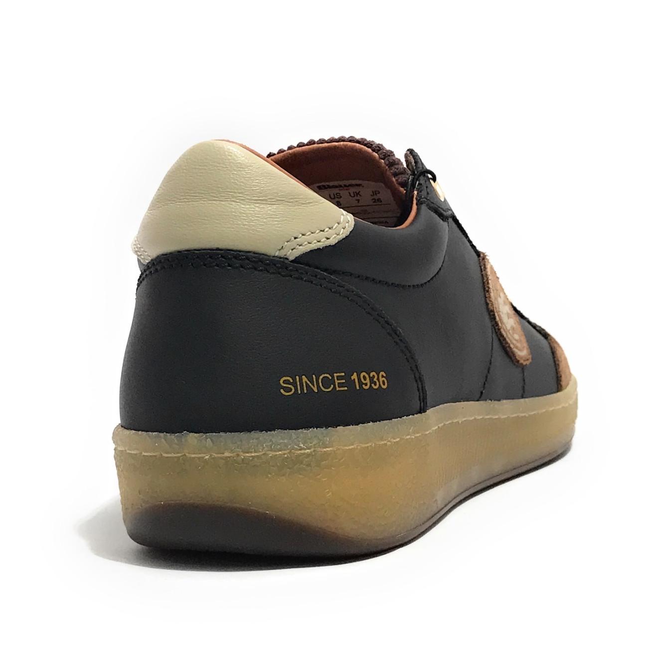 Blauer sneakers Murray in pelle e suede nero marrone F5MURRAY12-VIL BLK-BRW BLAUER