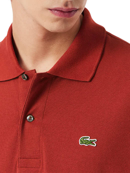 Lacoste polo manica corta 12.12 in piquè ruggine 1212 AFS LACOSTE
