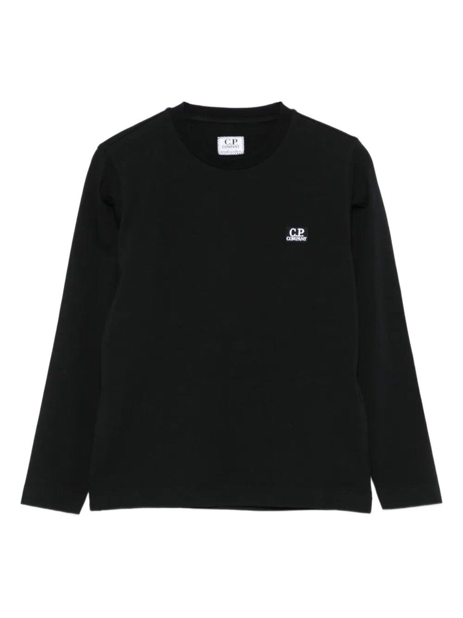C.P. Company T-shirt manica lunga bambino nero CQO000-LAA17 60100 C.P. COMPANY U16