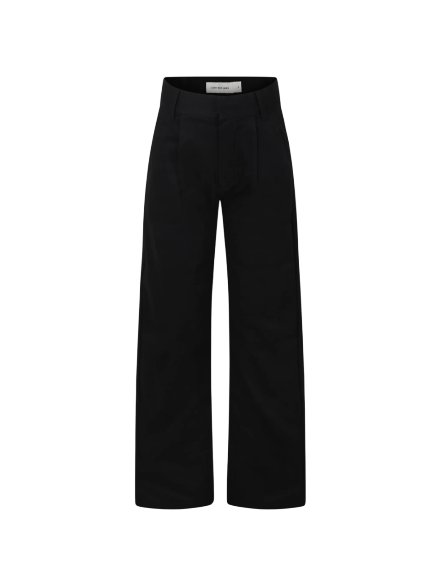 Calvin Klein Jeans pantaloni bambino in cotone nero IB0IB02093 BEH Calvin Klein Jeans