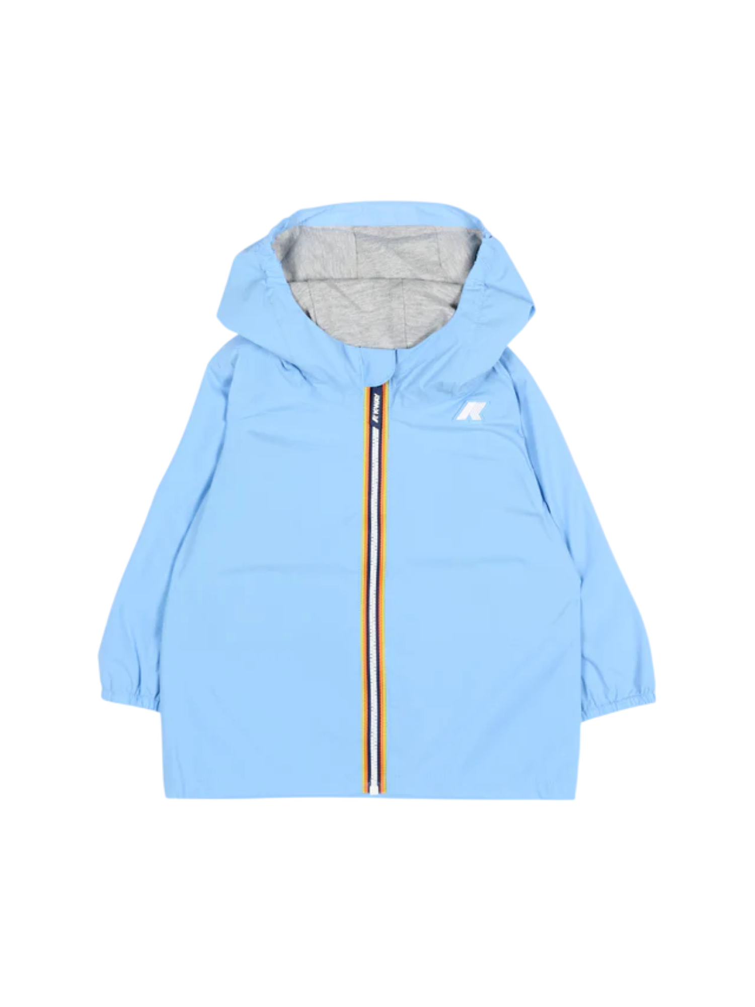 K-Way giubbino antivento neonato con cappuccio celeste K4136IW 356 K-WAY