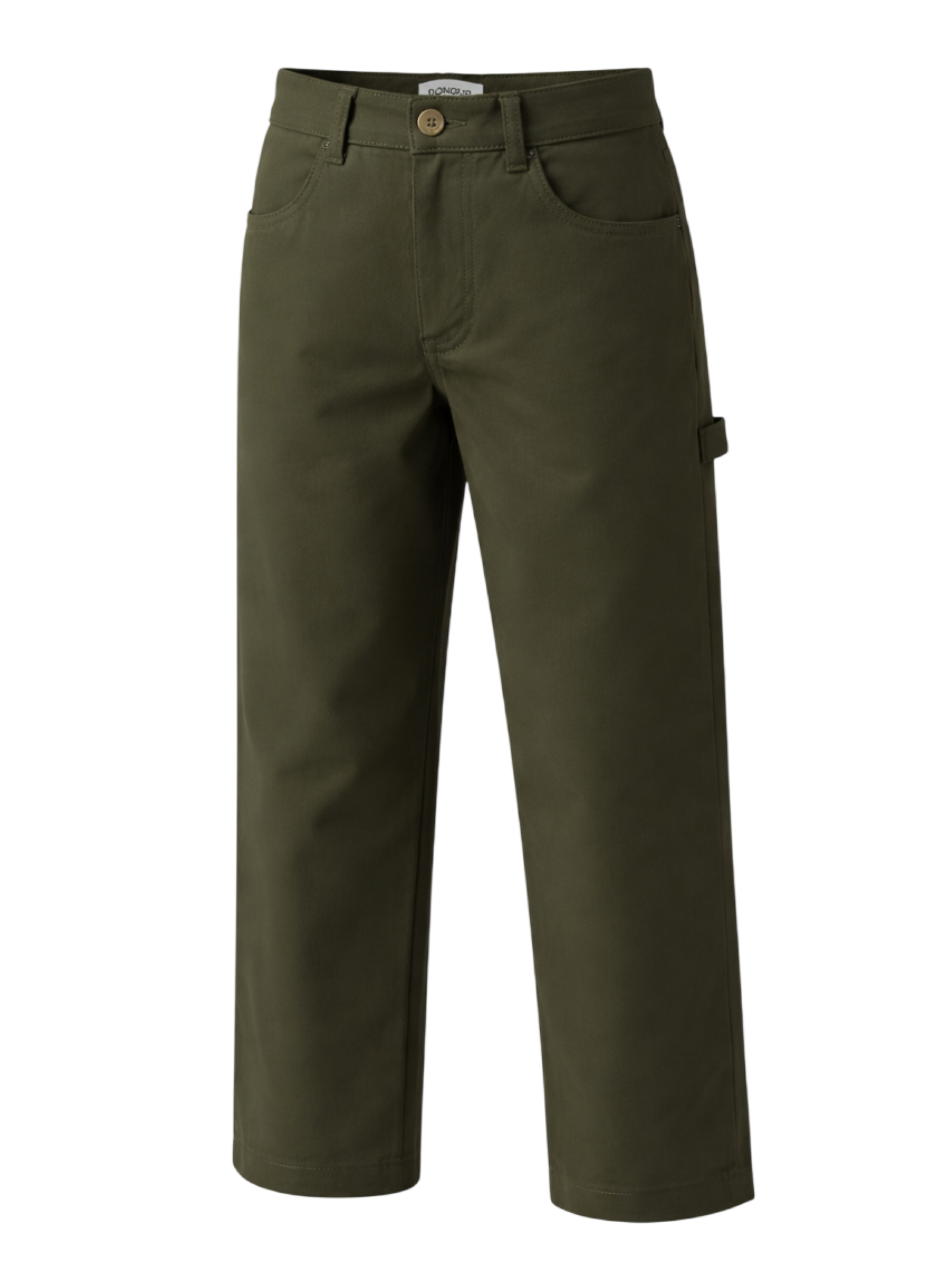 Dondup pantaloni bambino gamba dritta verde militare DMPA1810CE039 1004 DONDUP