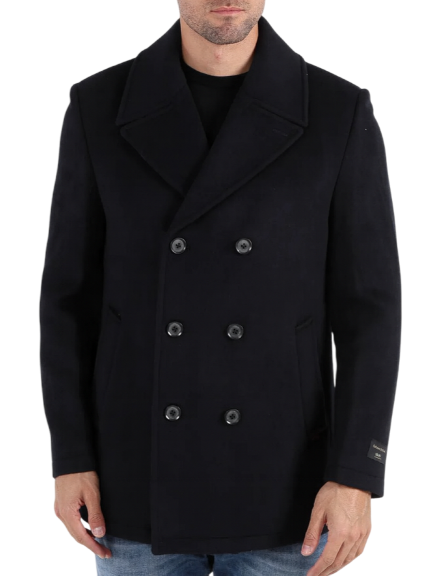 Liu Jo cappotto doppiopetto uomo misto cashmere nero QXX074T217A 22222 LIU JO