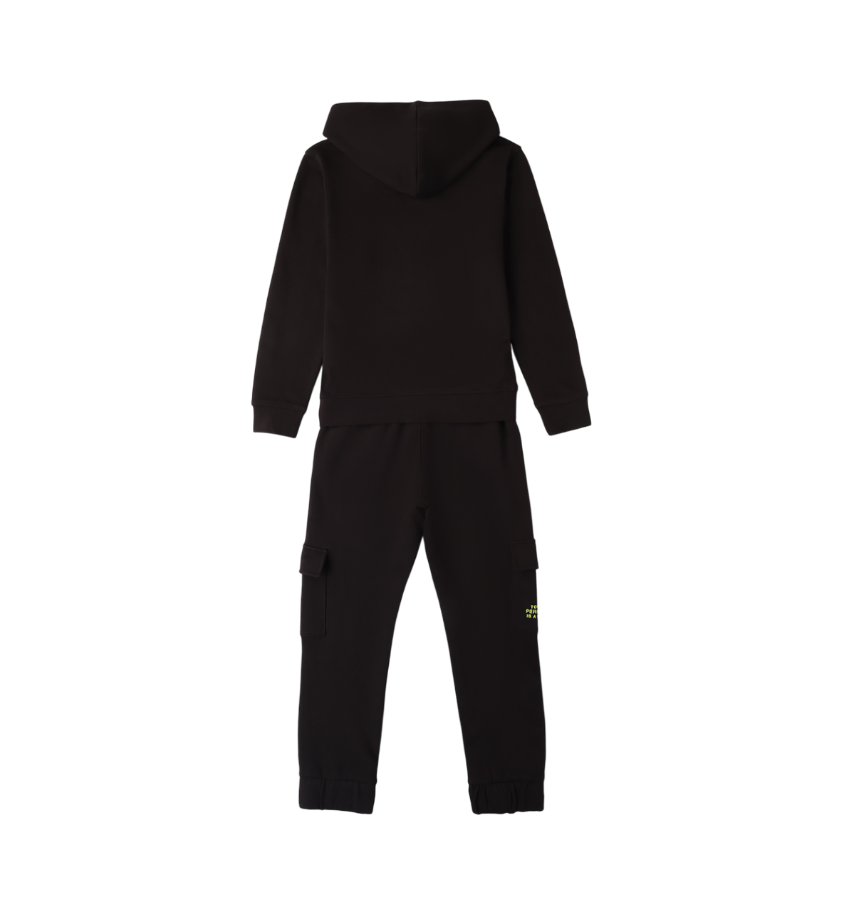 iDo completo sportivo felpa e pantaloni con tasconi nero 4B796 0658 iDO