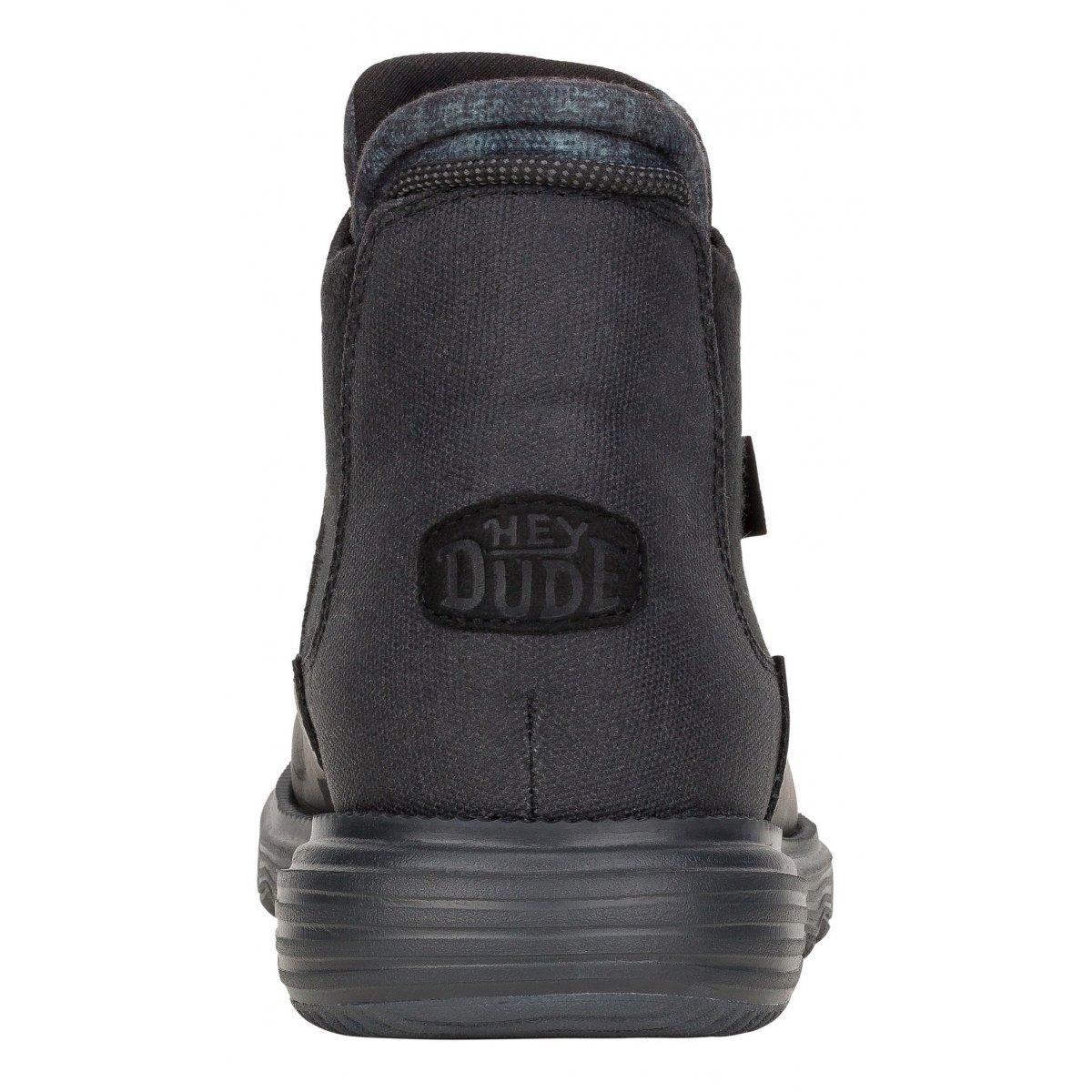 Hey Dude stivaletti Branson Classic in ecopelle idrorepellente nero 42065 060 HEY DUDE