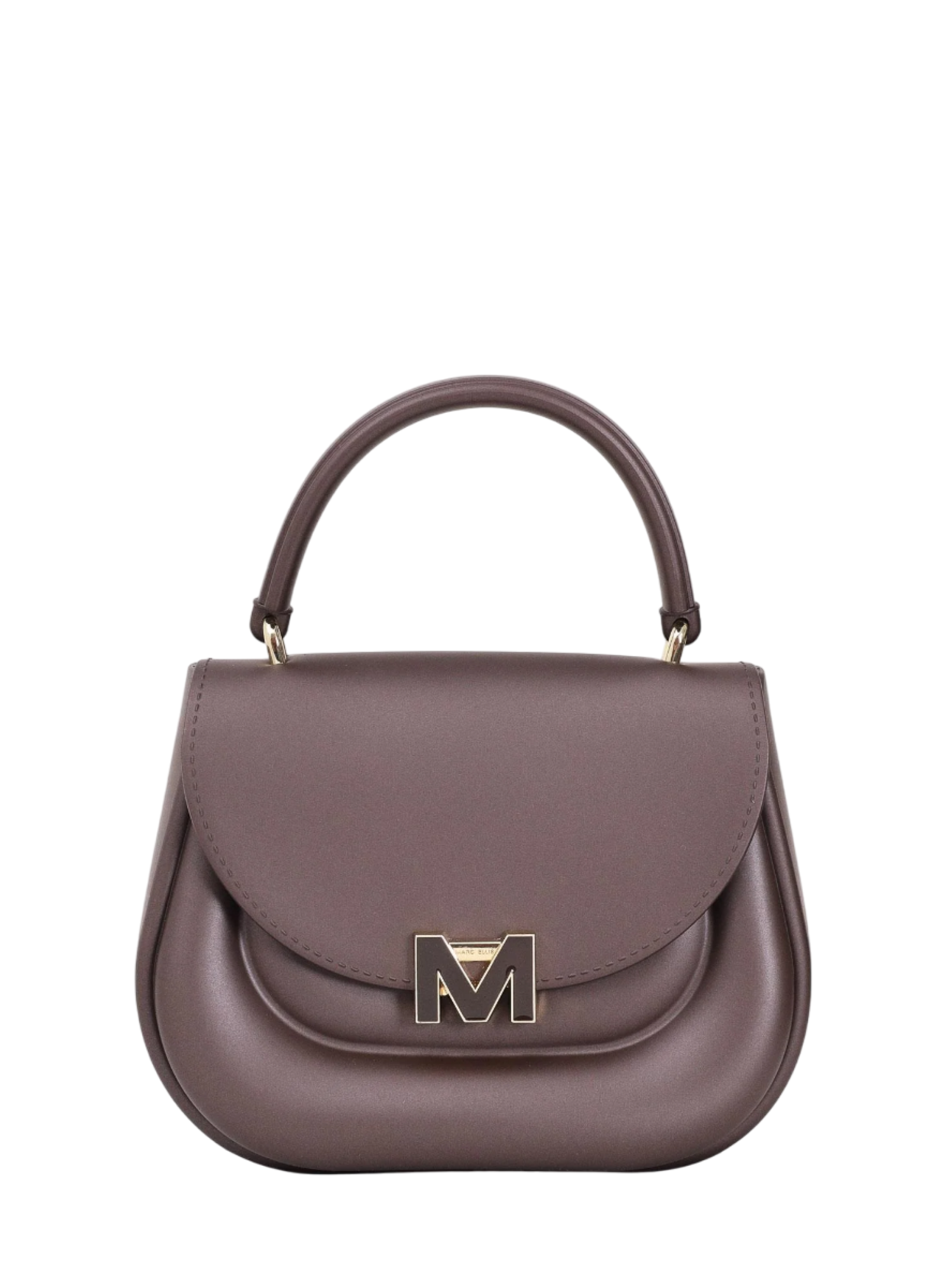 Marc Ellis borsa a mano Flat Jelly marrone FLAT JELLY COCOA-LIGHT GOLD MARC ELLIS
