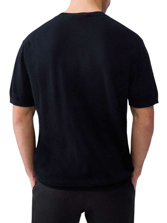 Liu Jo maglia manica corta uomo in cotone nero QXX110MA71P 22222 LIU JO